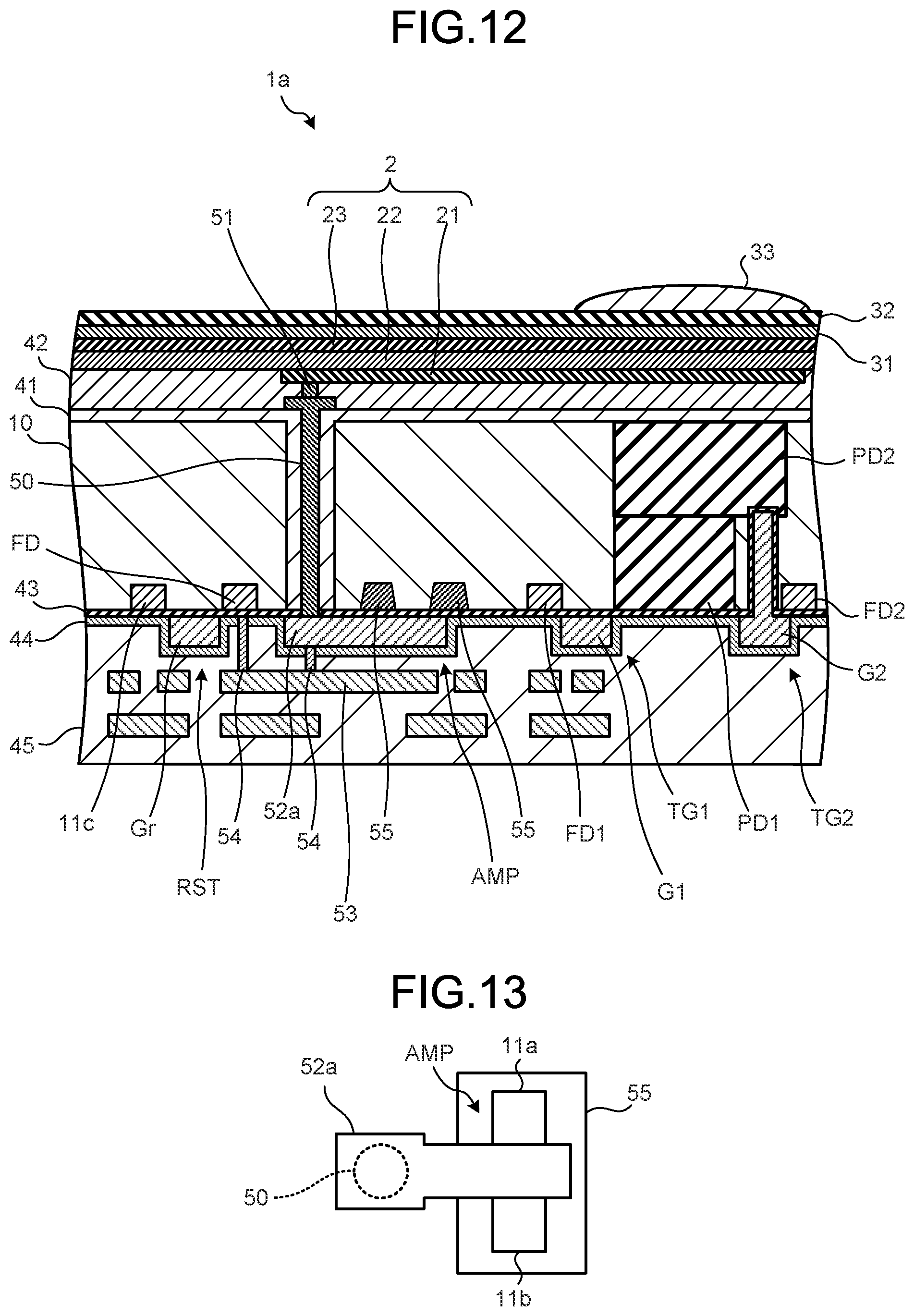 Patent US12120897 Figure 12 – Solid-state imaging element, electronic device, and manufacturing method of solid-state imaging element