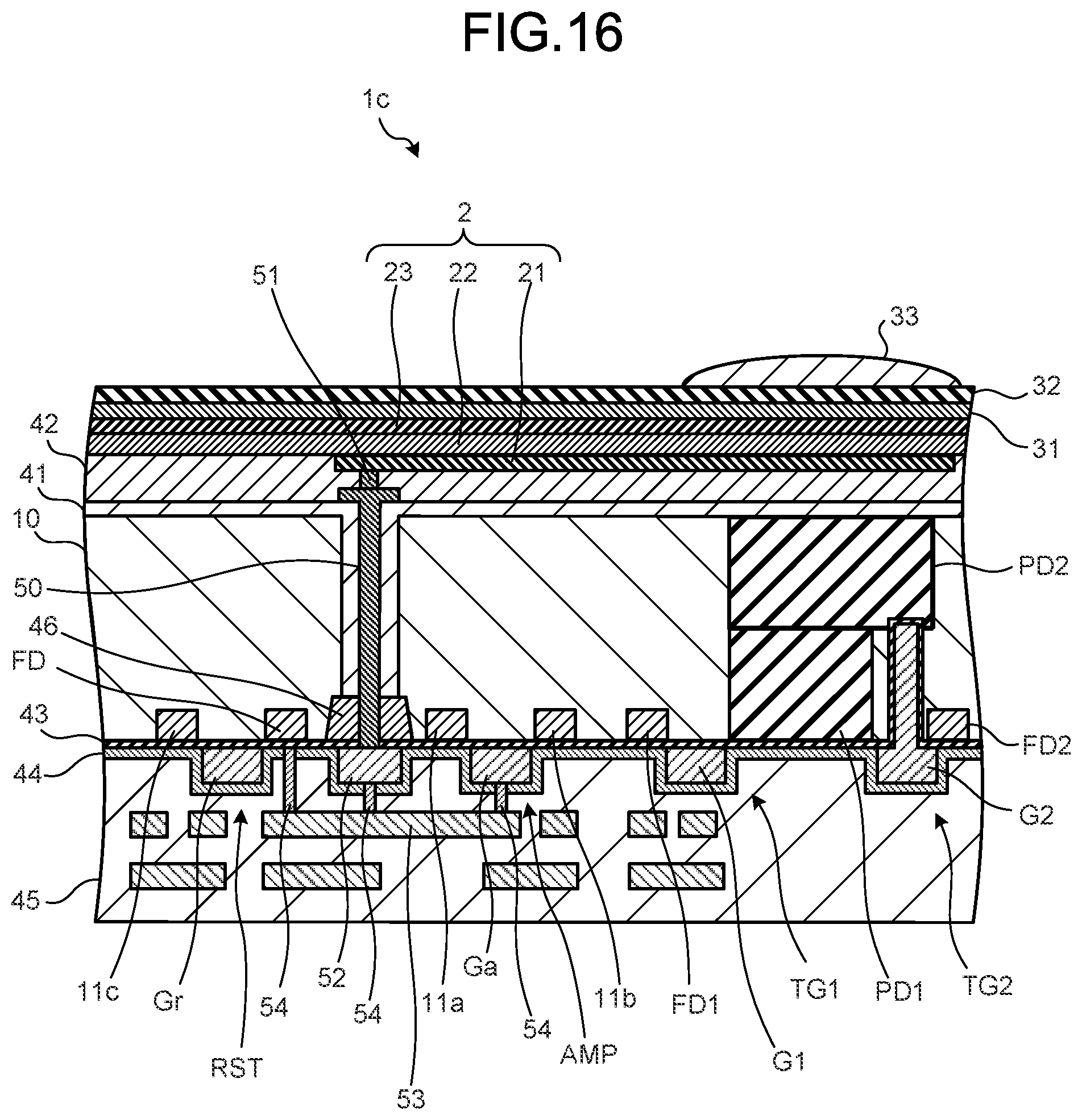 Patent US12120897 Figure 14 – Solid-state imaging element, electronic device, and manufacturing method of solid-state imaging element