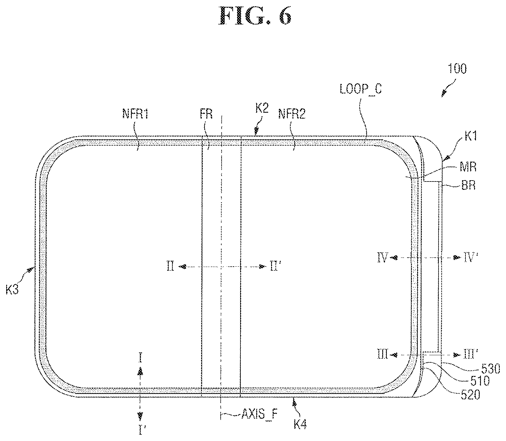 Patent US12120902 Figure 6 – Foldable display device