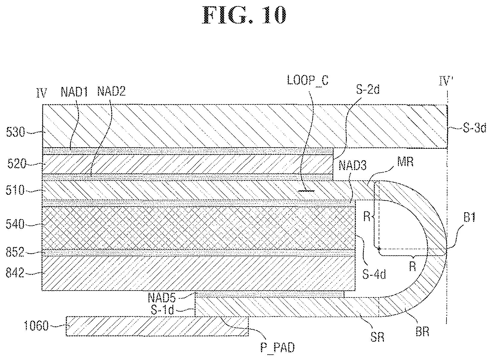 Patent US12120902 Figure 10 – Foldable display device