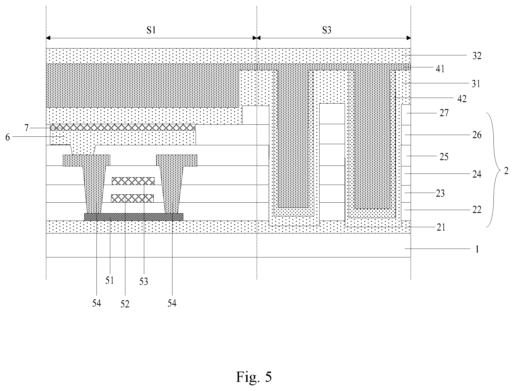 Patent US12120906 Figure 5 – Display substrate, display device, and method for manufacturing display substrate