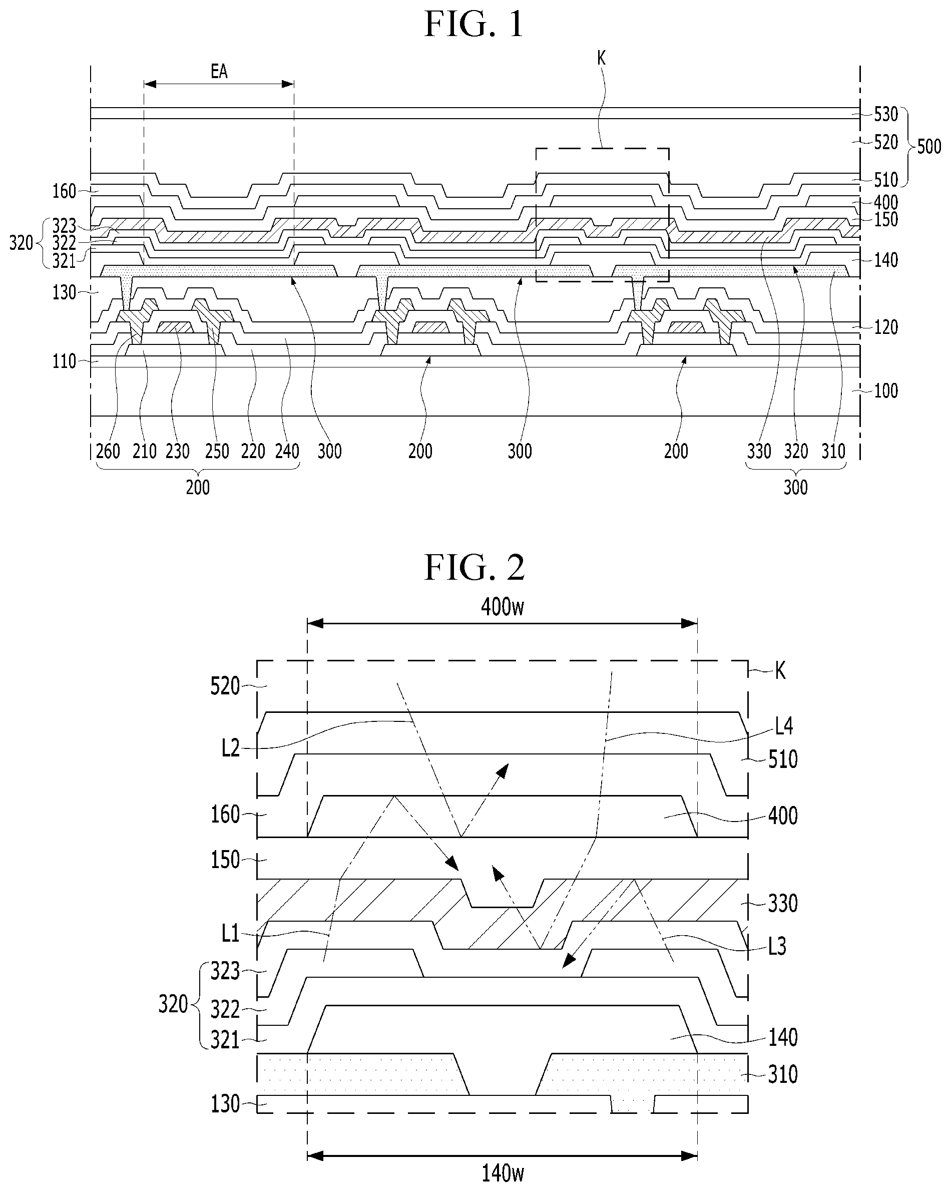 Patent US12120908 Figure 1 – Display apparatus having a light-emitting device and a bank insulating layer