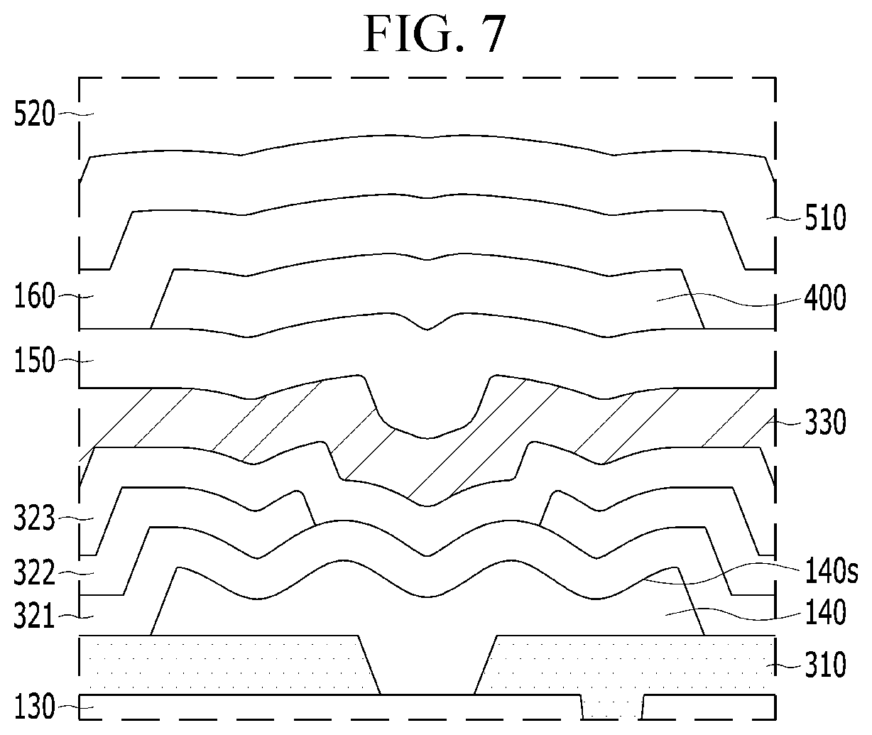 Patent US12120908 Figure 4 – Display apparatus having a light-emitting device and a bank insulating layer