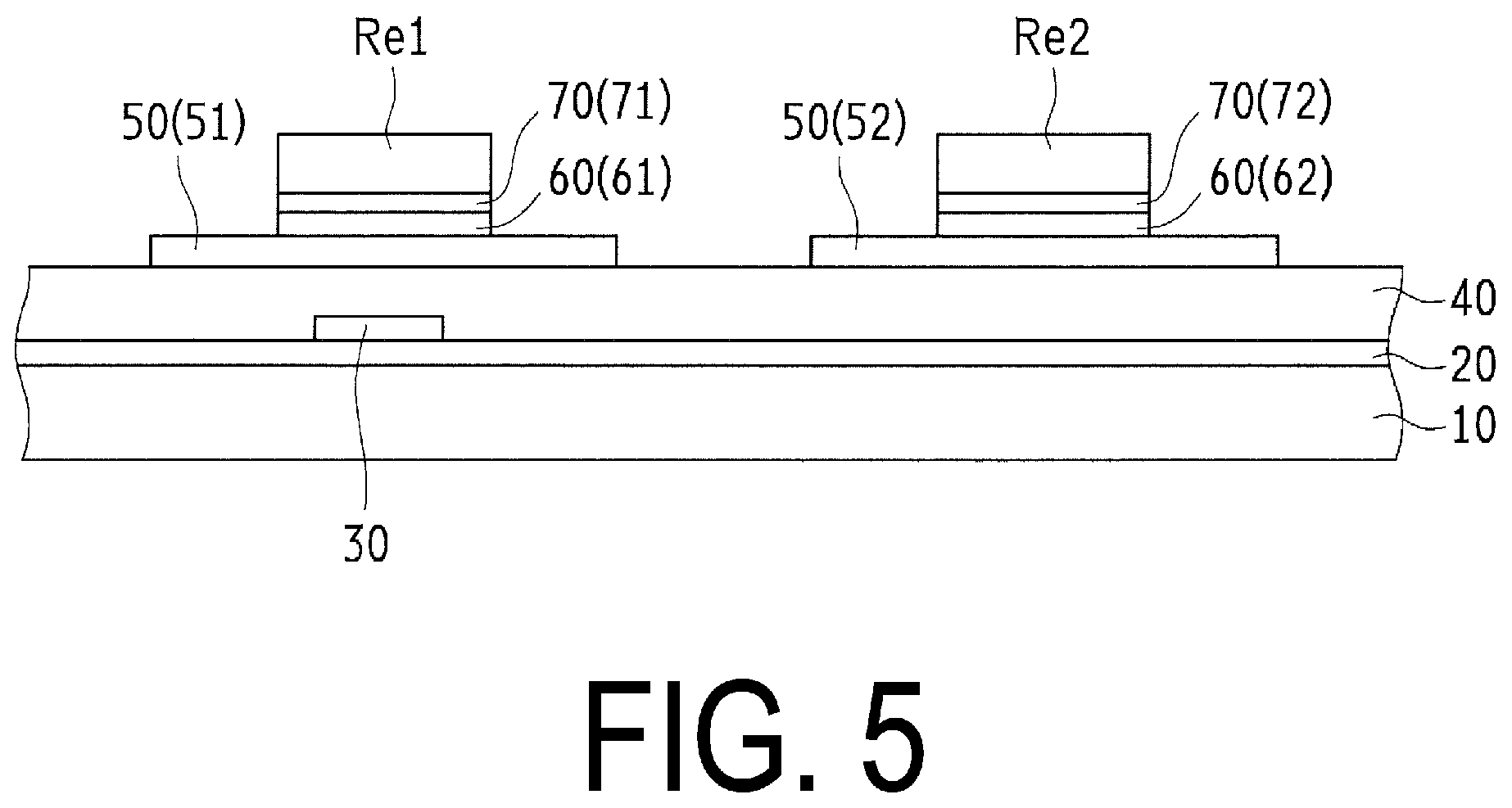 Patent US12120915 Figure 6 – Display device with driving transistor having upper and lower gate electrodes