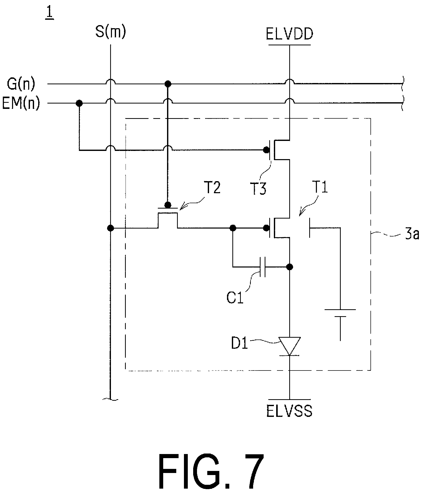 Patent US12120915 Figure 8 – Display device with driving transistor having upper and lower gate electrodes