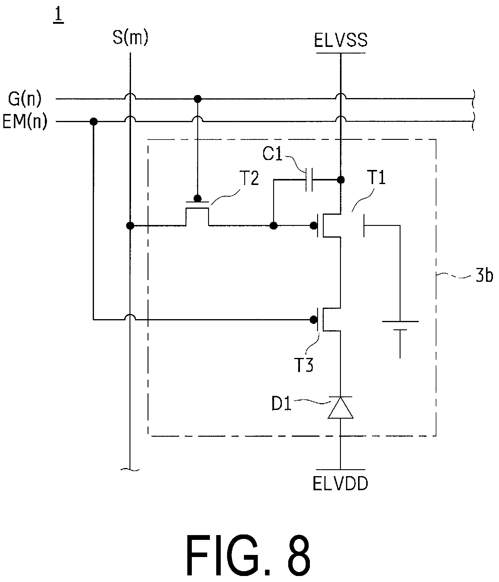 Patent US12120915 Figure 9 – Display device with driving transistor having upper and lower gate electrodes