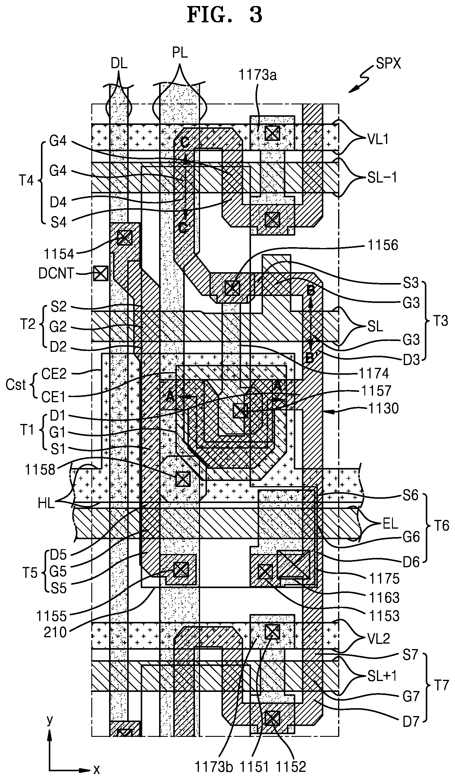 Patent US12120919 Figure 3 – Display apparatus and method of manufacturing the same