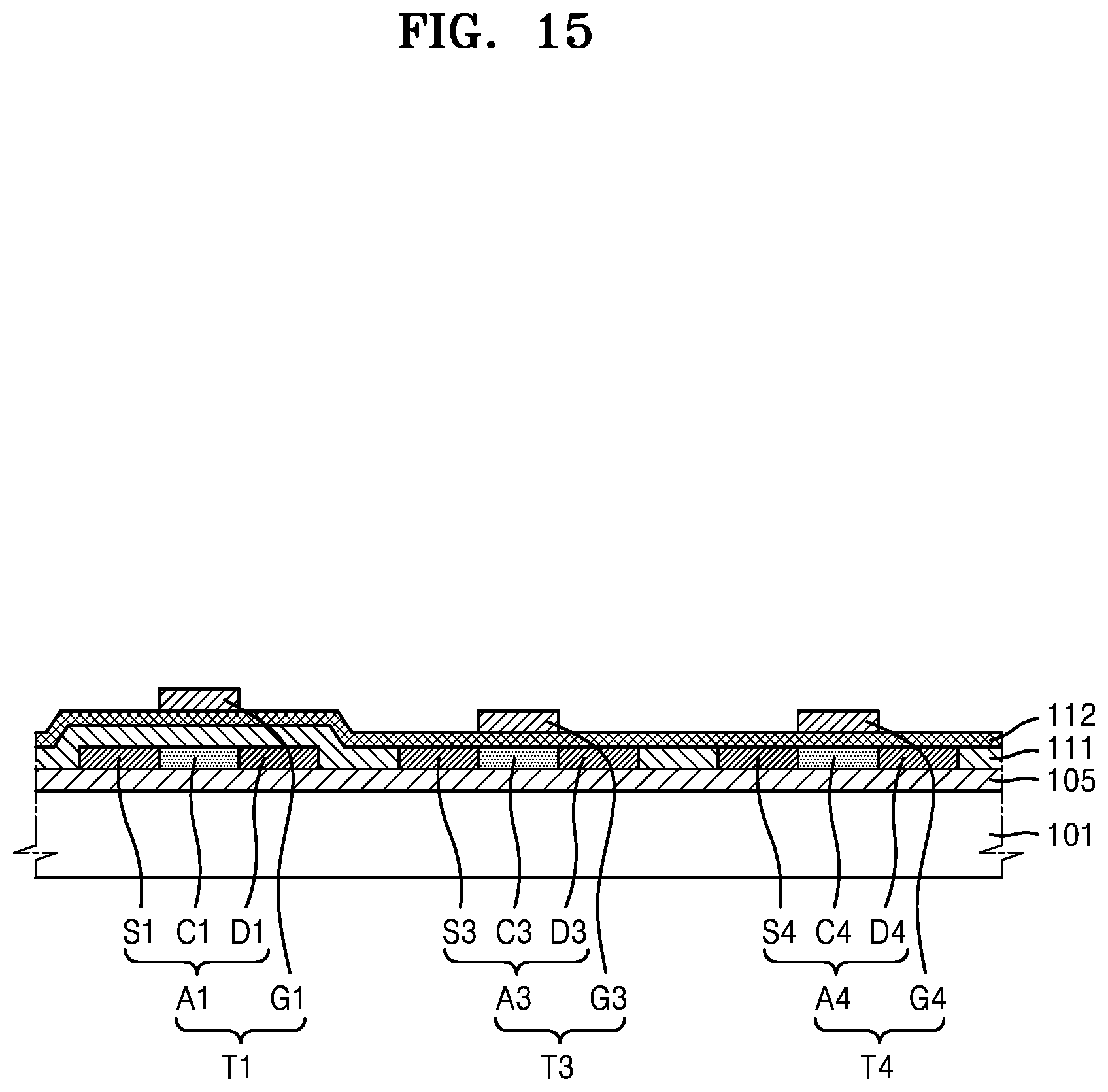 Patent US12120919 Figure 15 – Display apparatus and method of manufacturing the same