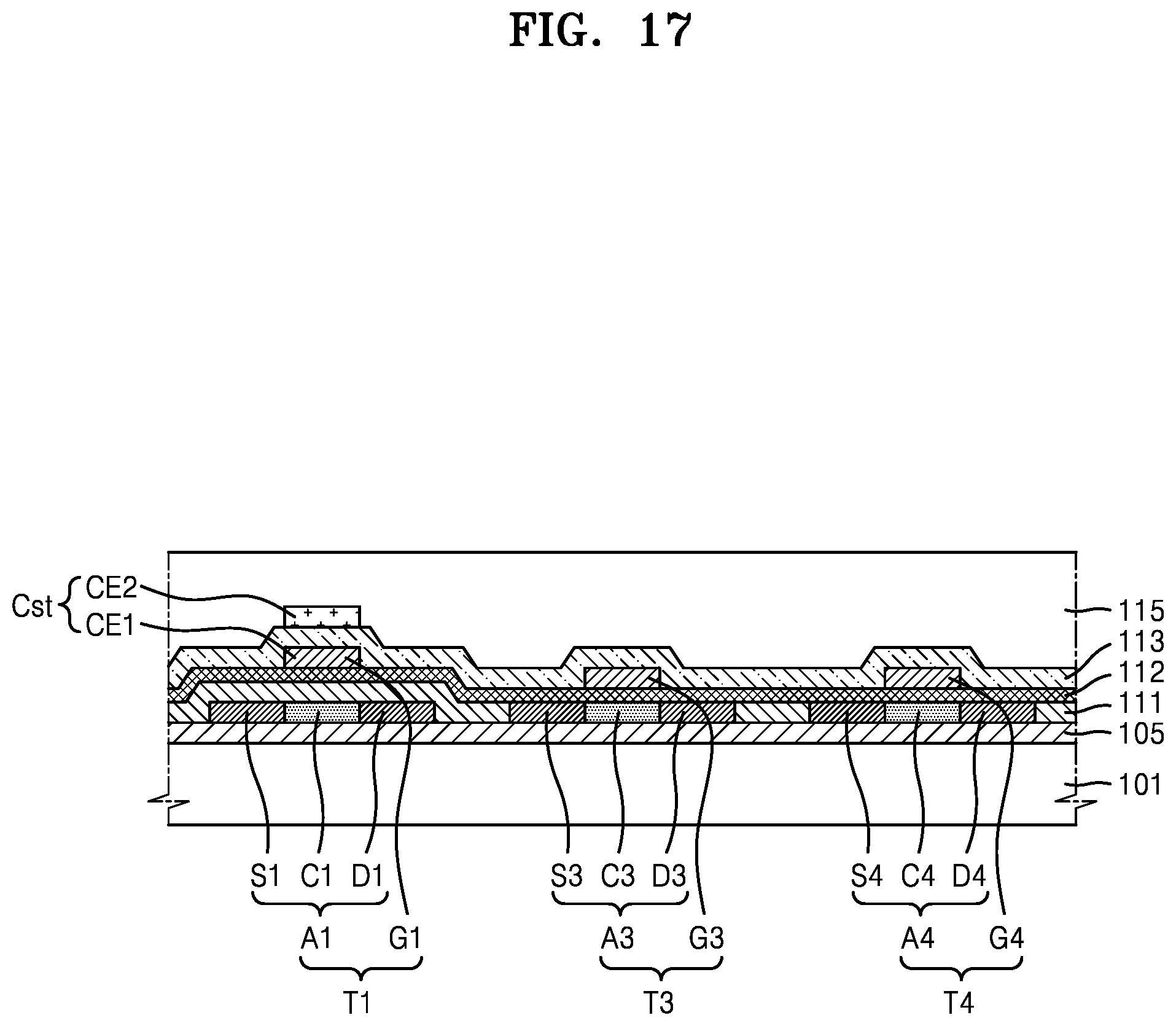 Patent US12120919 Figure 17 – Display apparatus and method of manufacturing the same