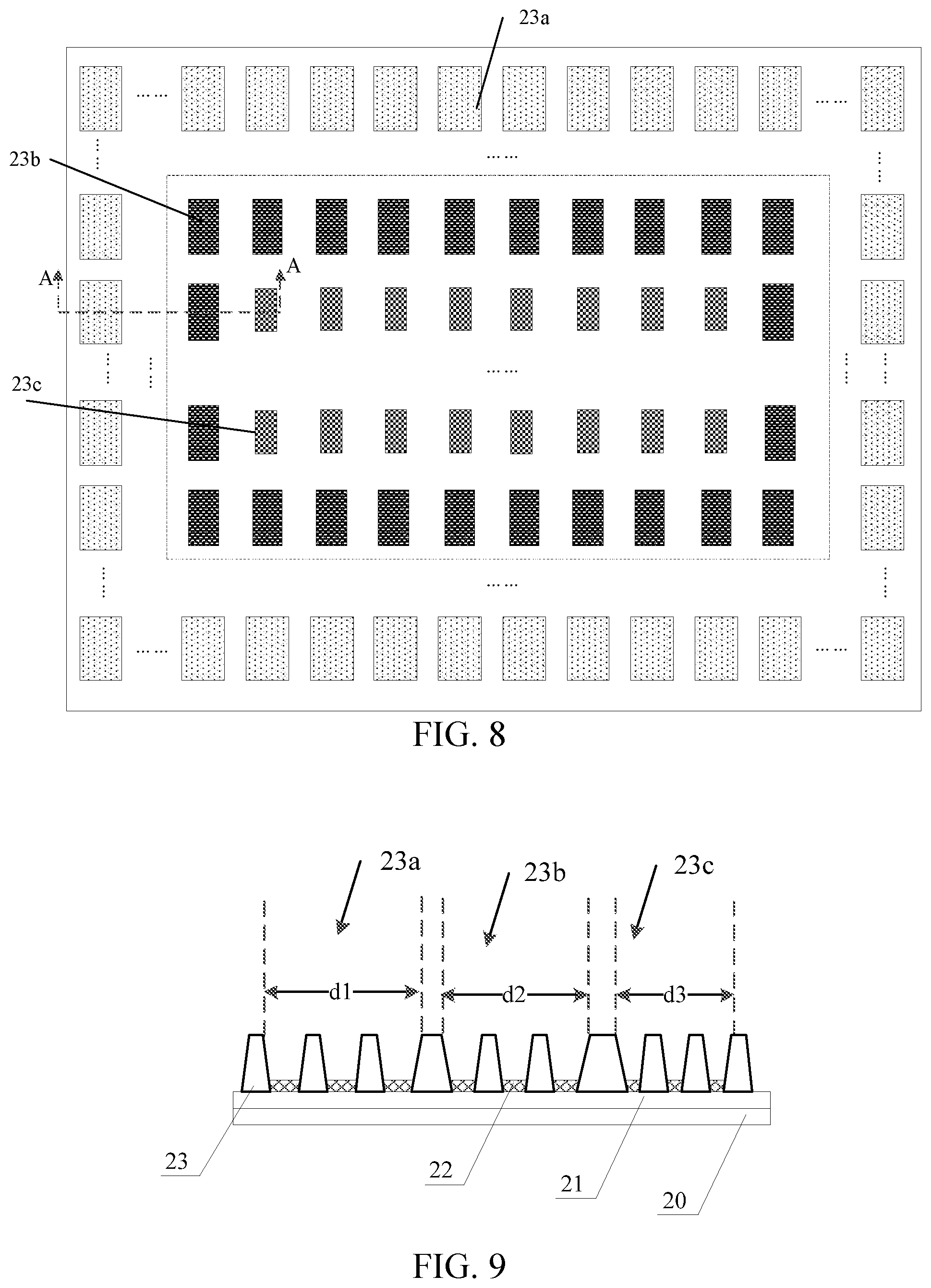 Patent US12120921 Figure 5 – Display substrate with central region with lower pixel density and preparation method thereof, and display apparatus