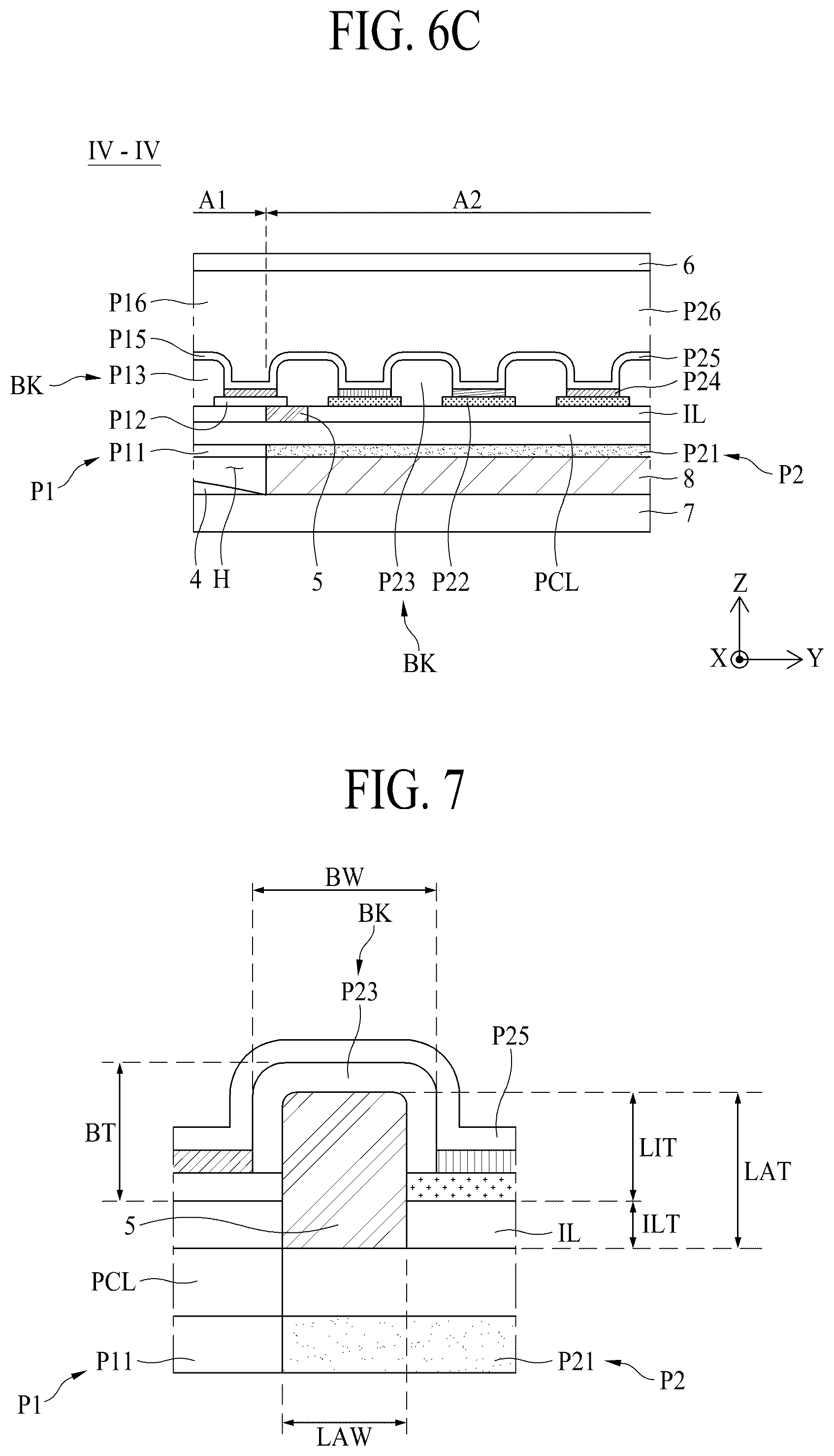 Patent US12120922 Figure 6 – Display with light absorber round optical element