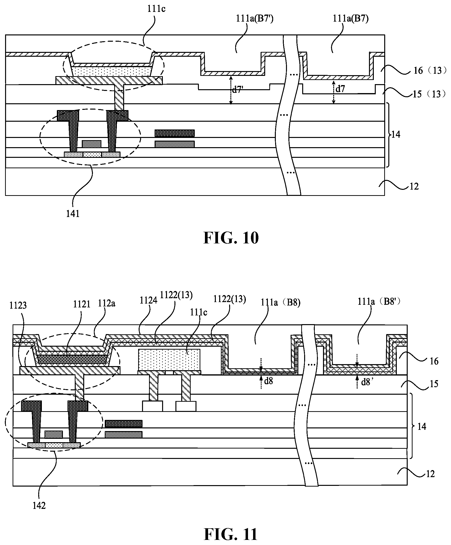 Patent US12120924 Figure 5 – Display panel and display device including transparent regions with different thicknesses