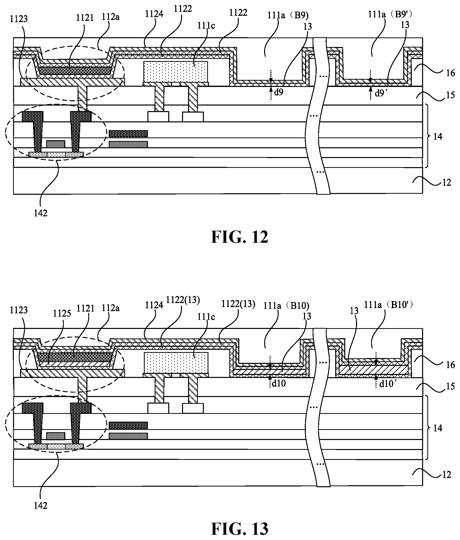 Patent US12120924 Figure 6 – Display panel and display device including transparent regions with different thicknesses