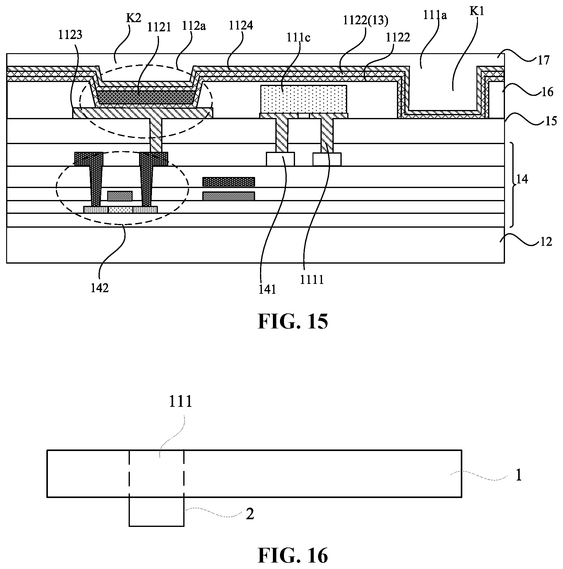 Patent US12120924 Figure 8 – Display panel and display device including transparent regions with different thicknesses