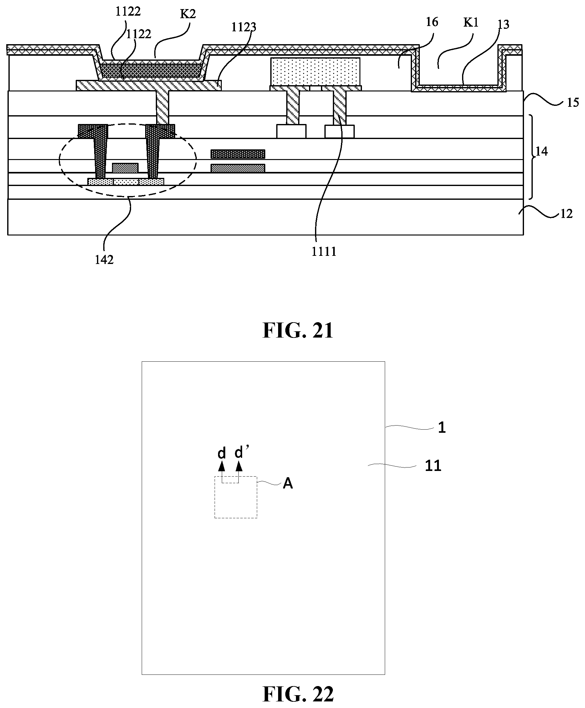 Patent US12120924 Figure 12 – Display panel and display device including transparent regions with different thicknesses
