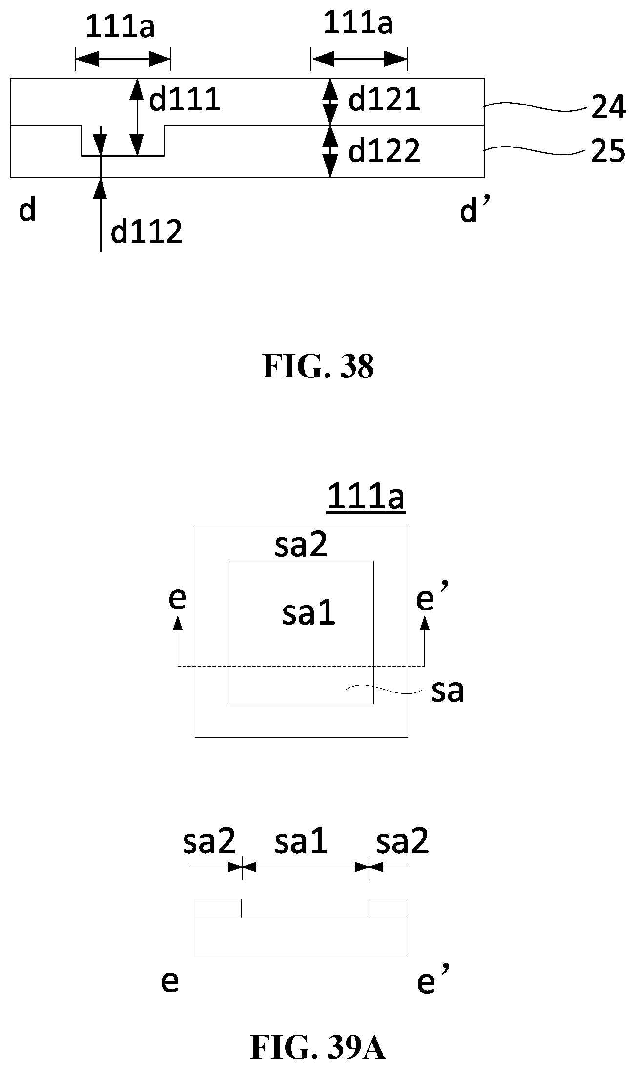 Patent US12120924 Figure 19 – Display panel and display device including transparent regions with different thicknesses