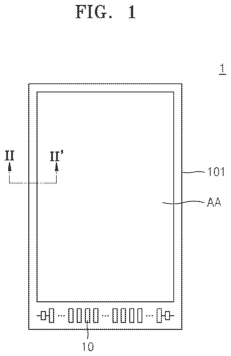 Patent US12120928 Figure 1 – Organic light-emitting display apparatus