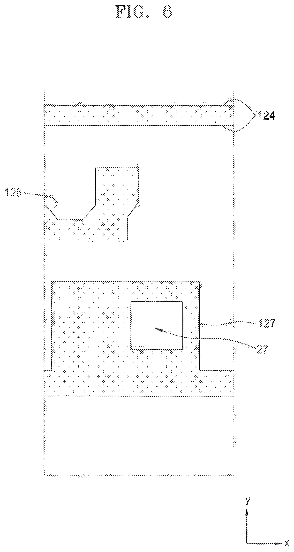 Patent US12120930 Figure 6 – Display device with a driving voltage line that overlaps a transistor and a pixel electrode
