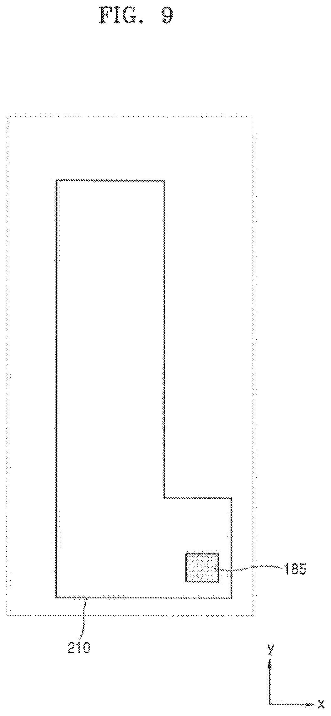 Patent US12120930 Figure 9 – Display device with a driving voltage line that overlaps a transistor and a pixel electrode