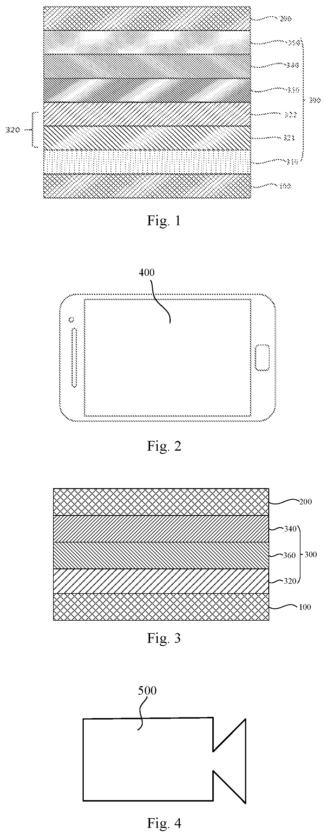 Patent US12120950 — Organic compound, electronic element and electronic apparatus — Figure 1