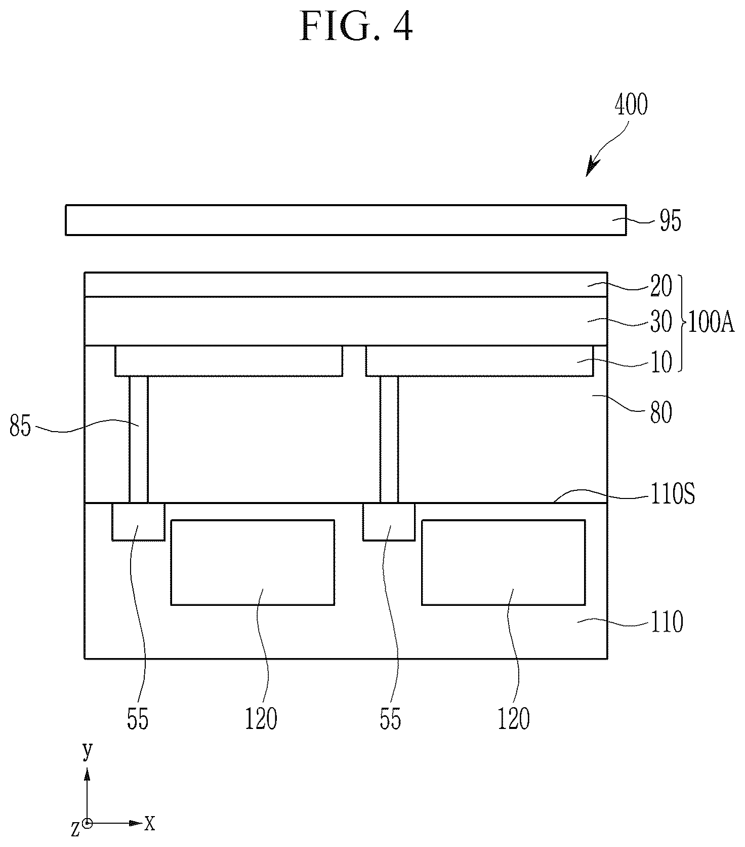 Patent US12120951 Figure 4 – Infrared absorbers, infrared absorbing/blocking films and photoelectric devices and organic sensors and electronic devices
