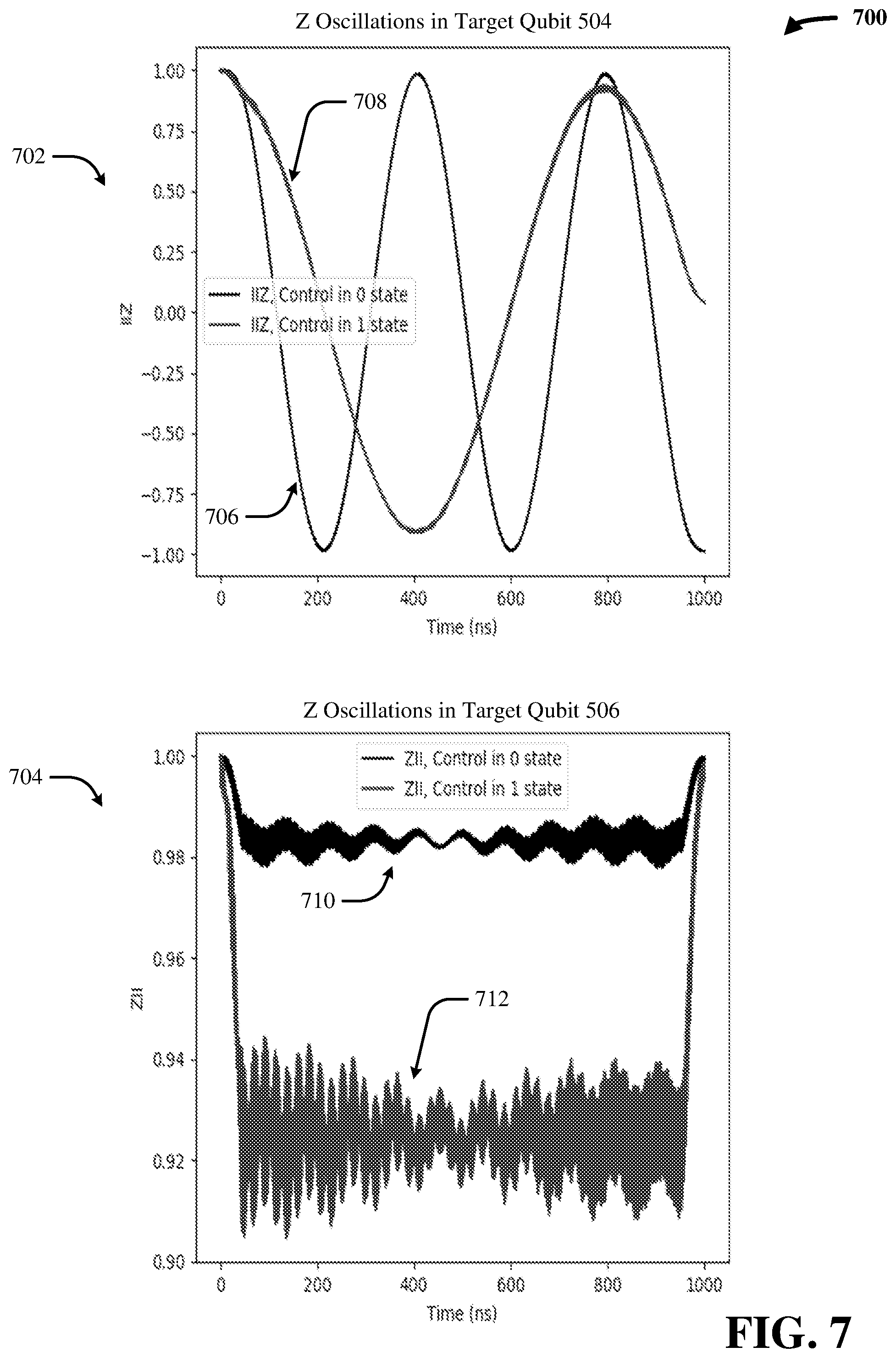 Patent US12120965 Figure 7 – Mode-selective couplers for frequency collision reduction