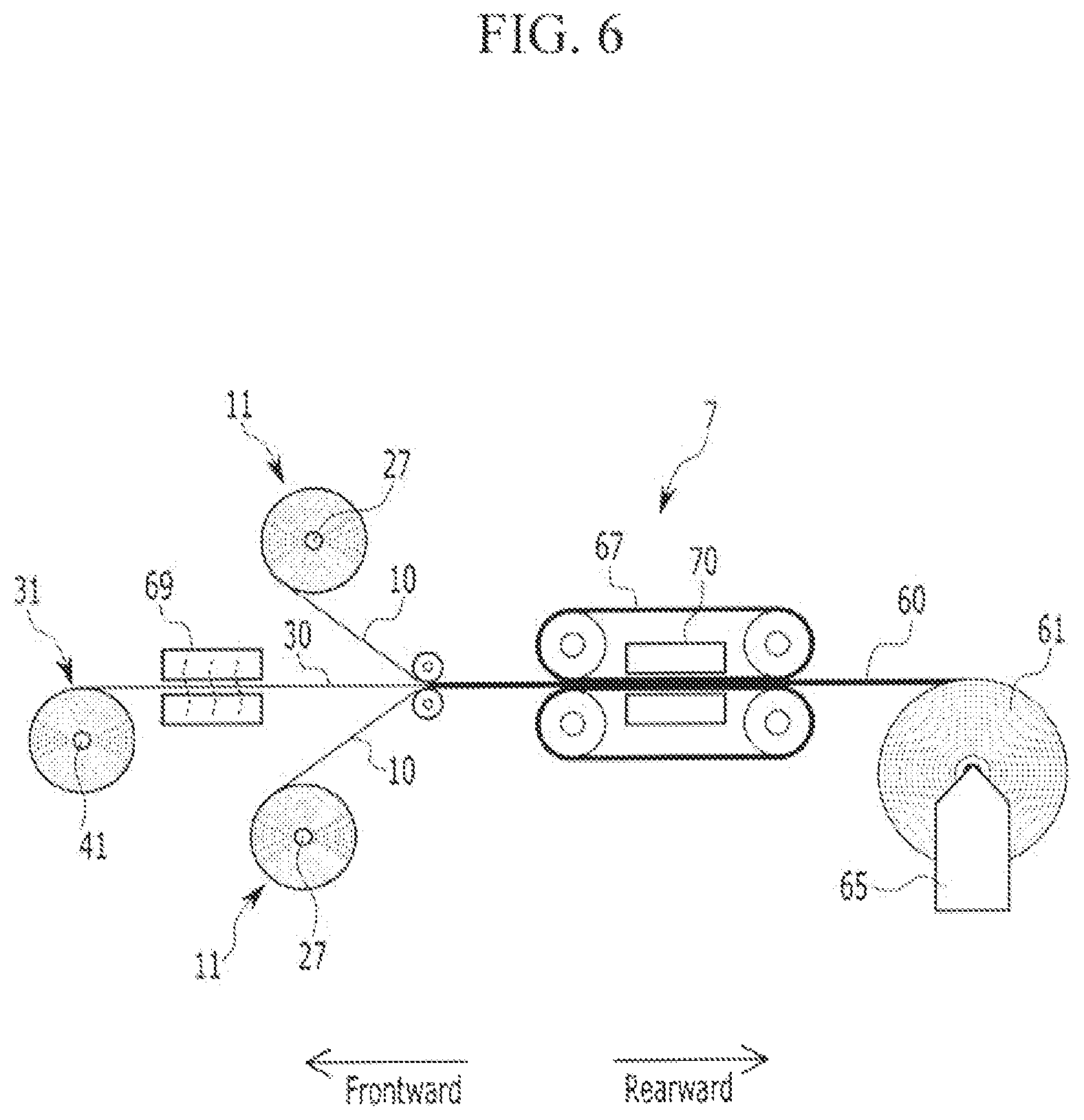 Patent US12126003 Figure 6 – System and method for fabricating electrode film for secondary battery