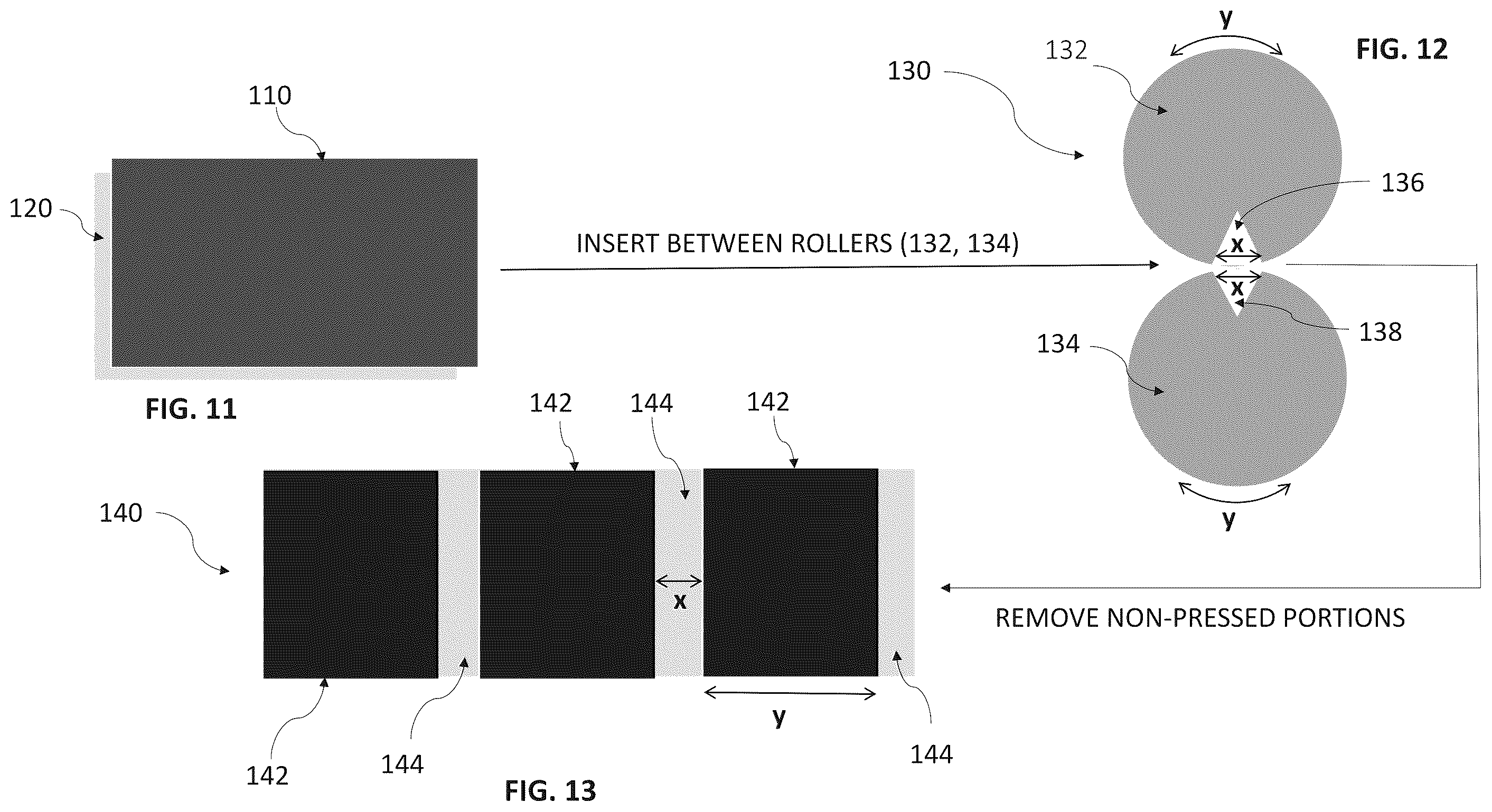 Patent US12126009 Figure 5 – Intermittently coated dry electrode for energy storage device and method of manufacturing the same