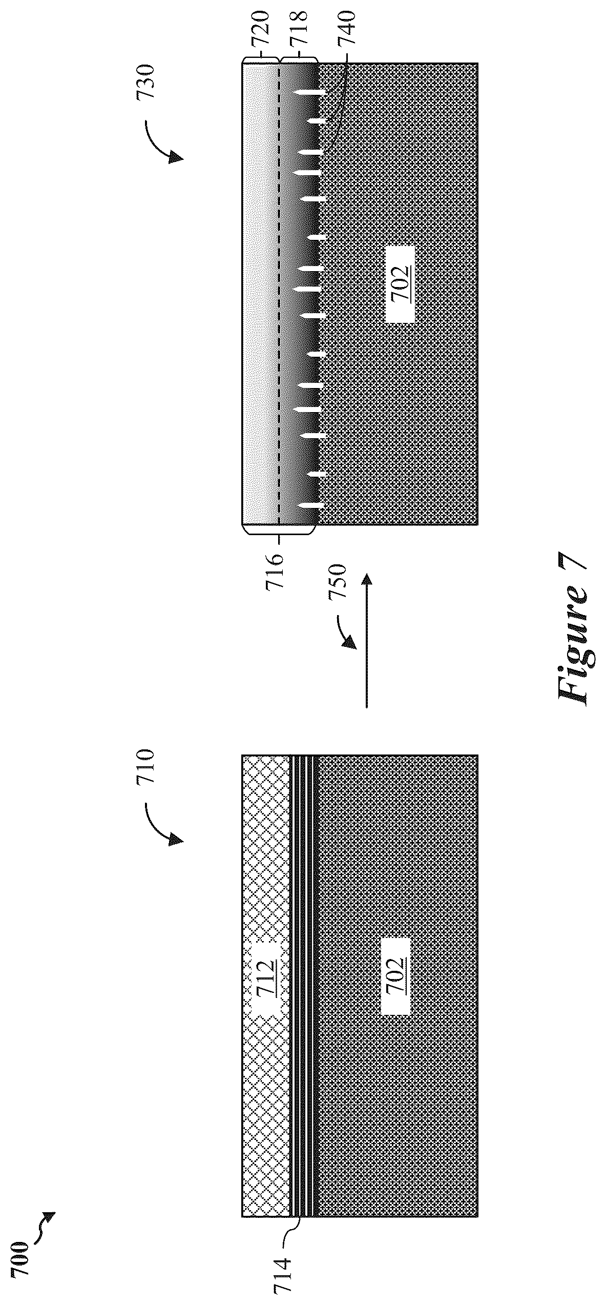 Patent US12126024 Figure 7 – Battery including multiple protective layers