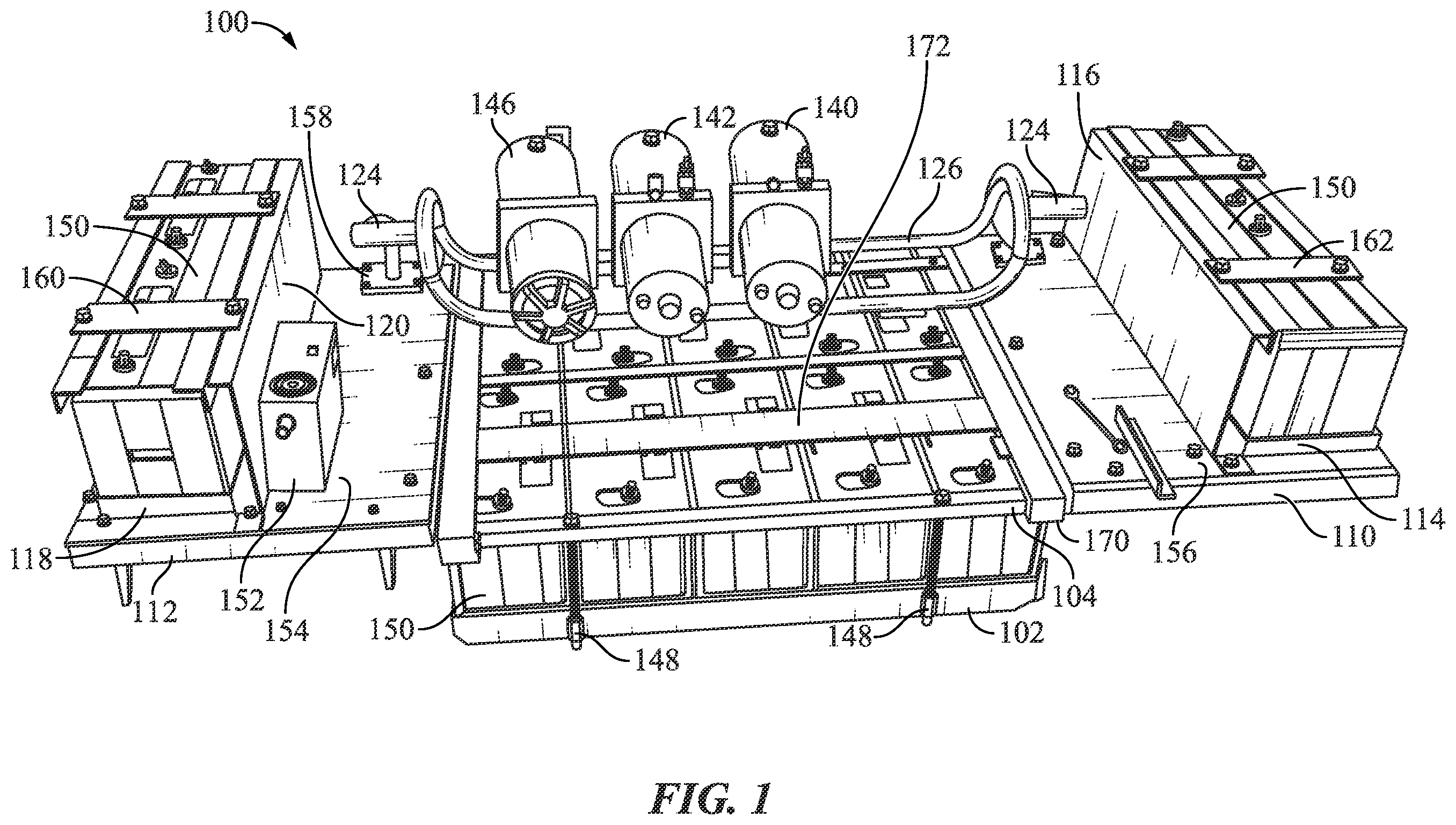Patent US12126039 Figure 1 – Battery placement rack