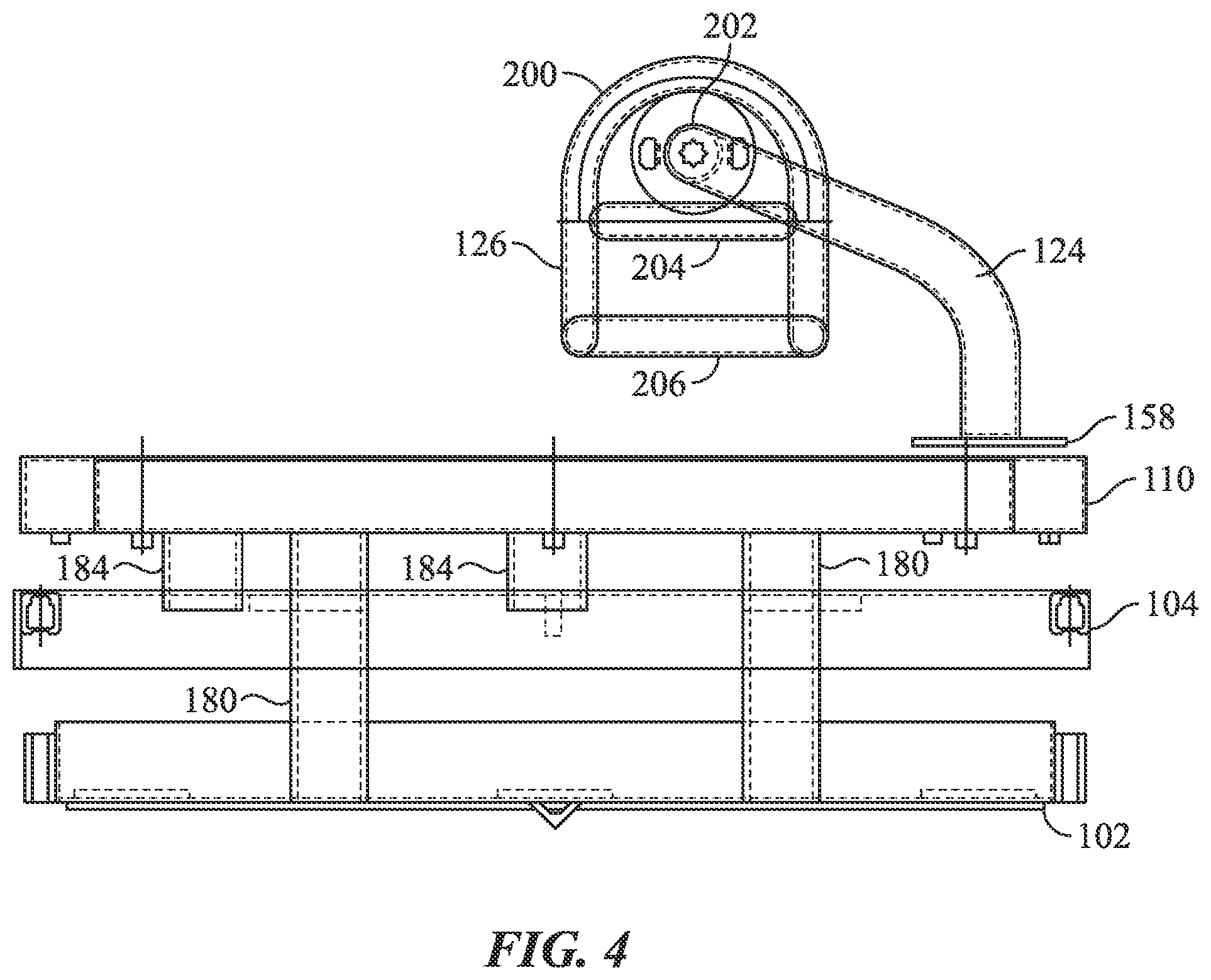 Patent US12126039 Figure 4 – Battery placement rack
