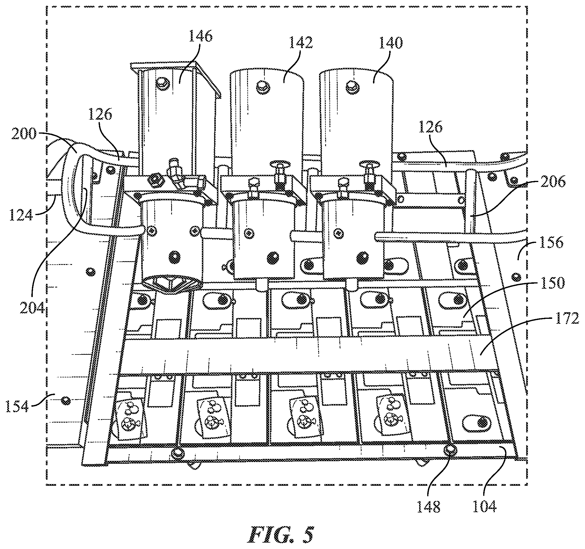 Patent US12126039 Figure 5 – Battery placement rack