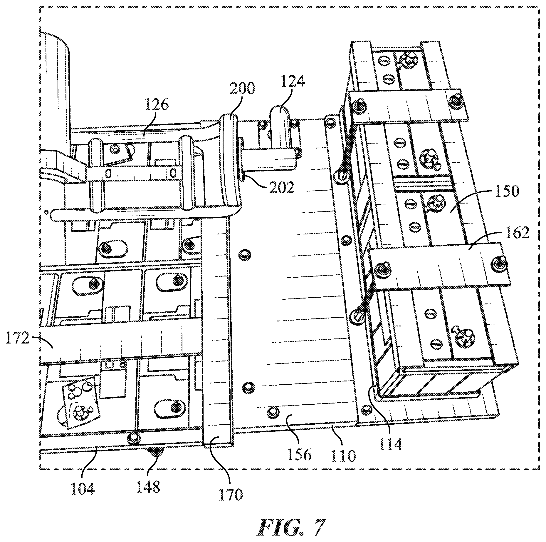 Patent US12126039 Figure 7 – Battery placement rack