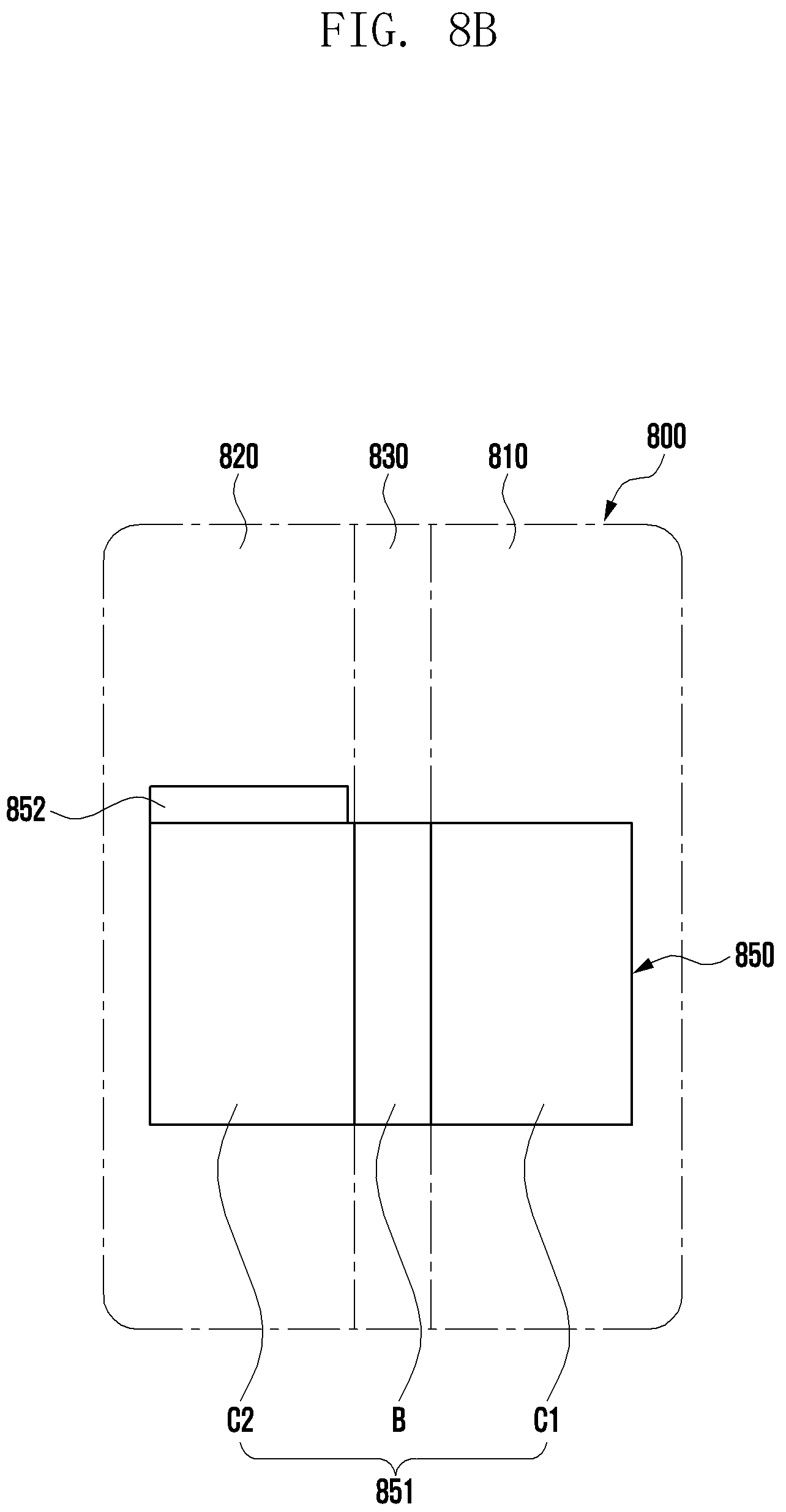 Patent US12126050 Figure 13 – Foldable battery, and electronic device including same