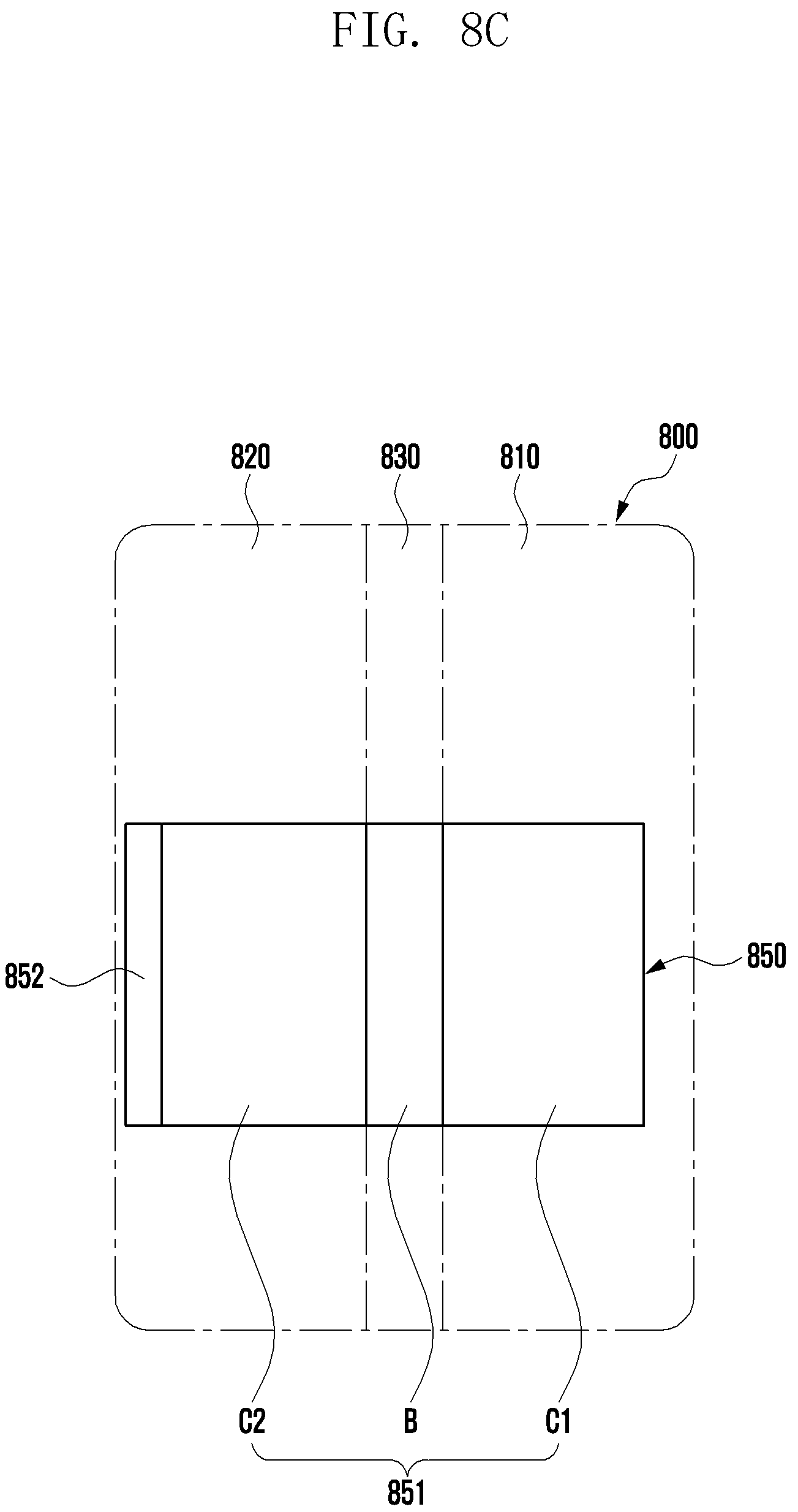 Patent US12126050 Figure 14 – Foldable battery, and electronic device including same