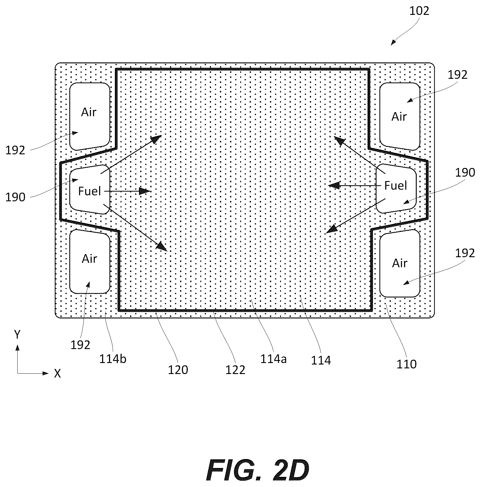 Patent US12126057 Figure 4 – Sealed porous structures for solid oxide fuel cells and methods of fabricating thereof