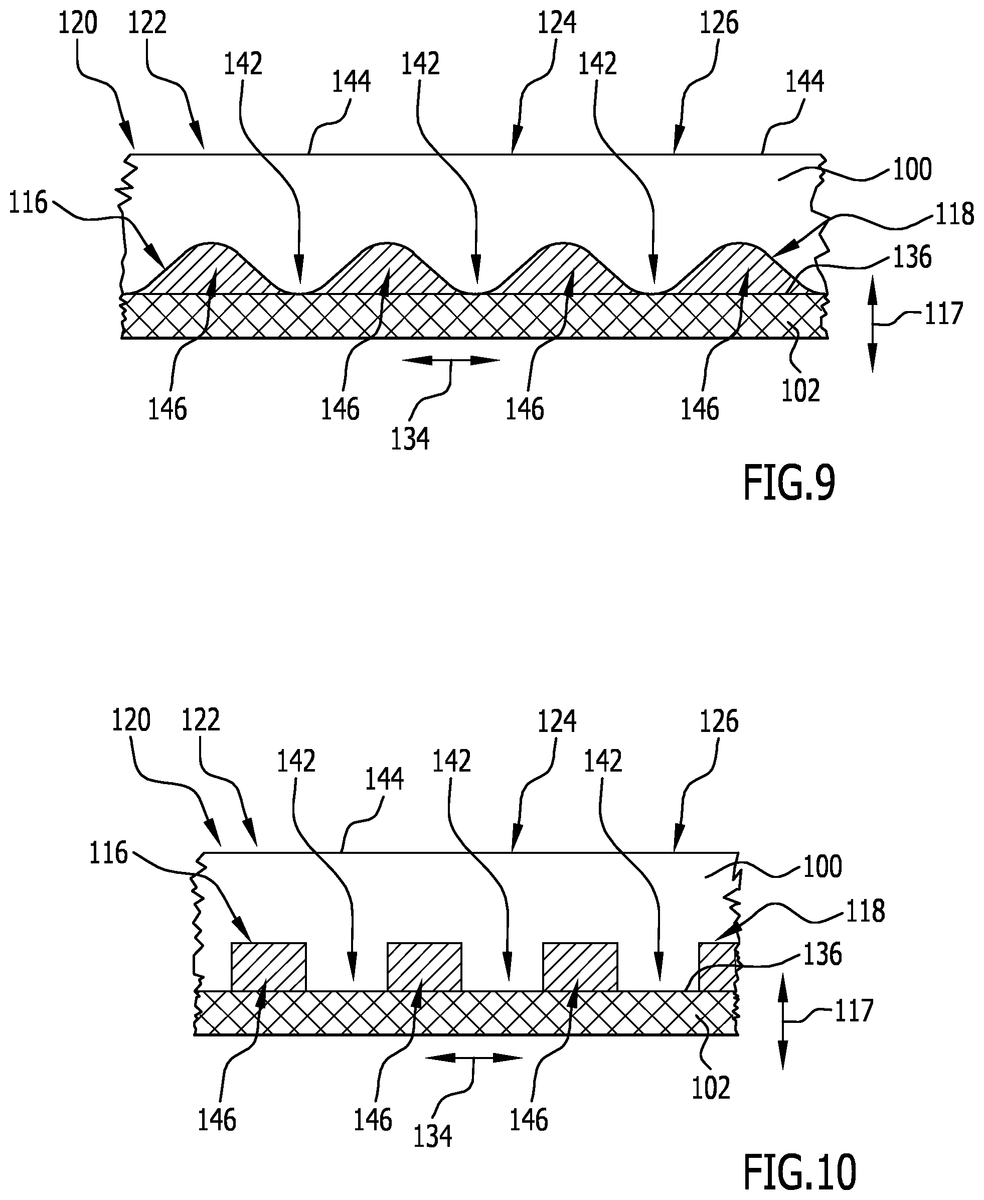 Patent US12126059 Figure 5 – Method for producing a sealing element on a gas diffusion layer of an electrochemical unit