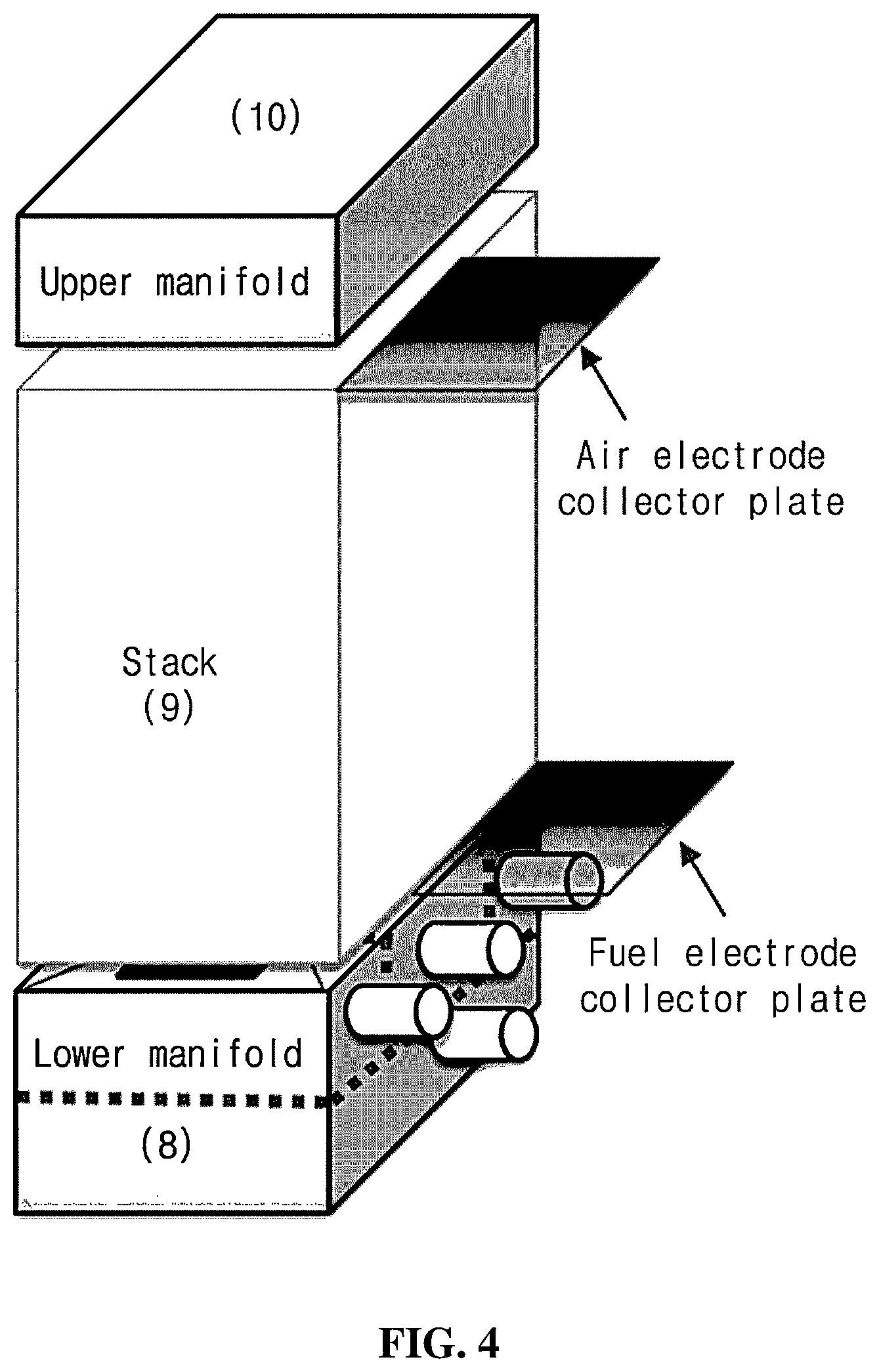 Patent US12126061 Figure 4 – Ammonia-based solid oxide fuel cell (SOFC) system in which temperature rise using heating element is applied, and operation method therefor
