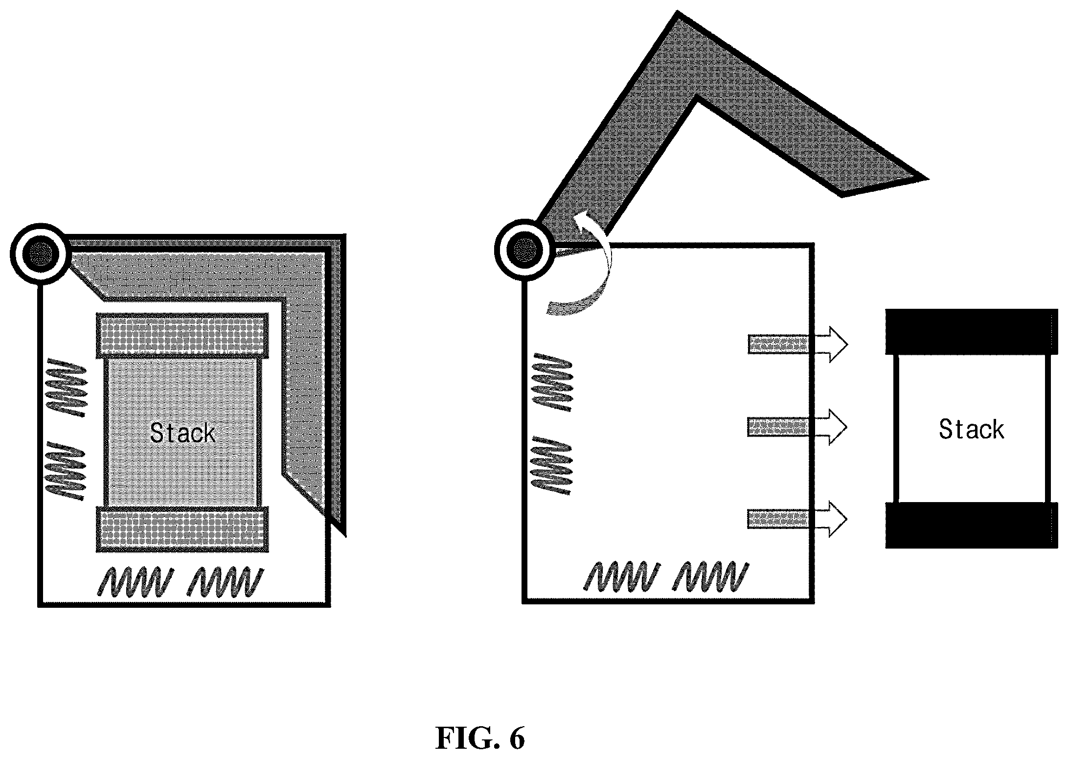 Patent US12126061 Figure 6 – Ammonia-based solid oxide fuel cell (SOFC) system in which temperature rise using heating element is applied, and operation method therefor