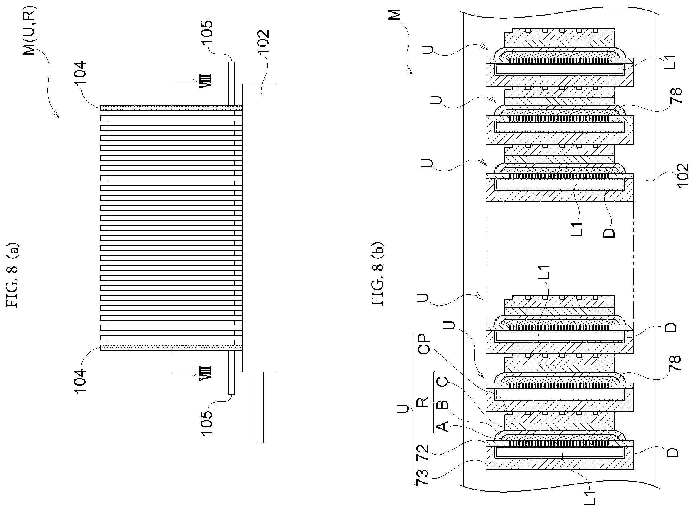 Patent US12126064 Figure 8 – Metal support-type fuel cell and fuel cell module