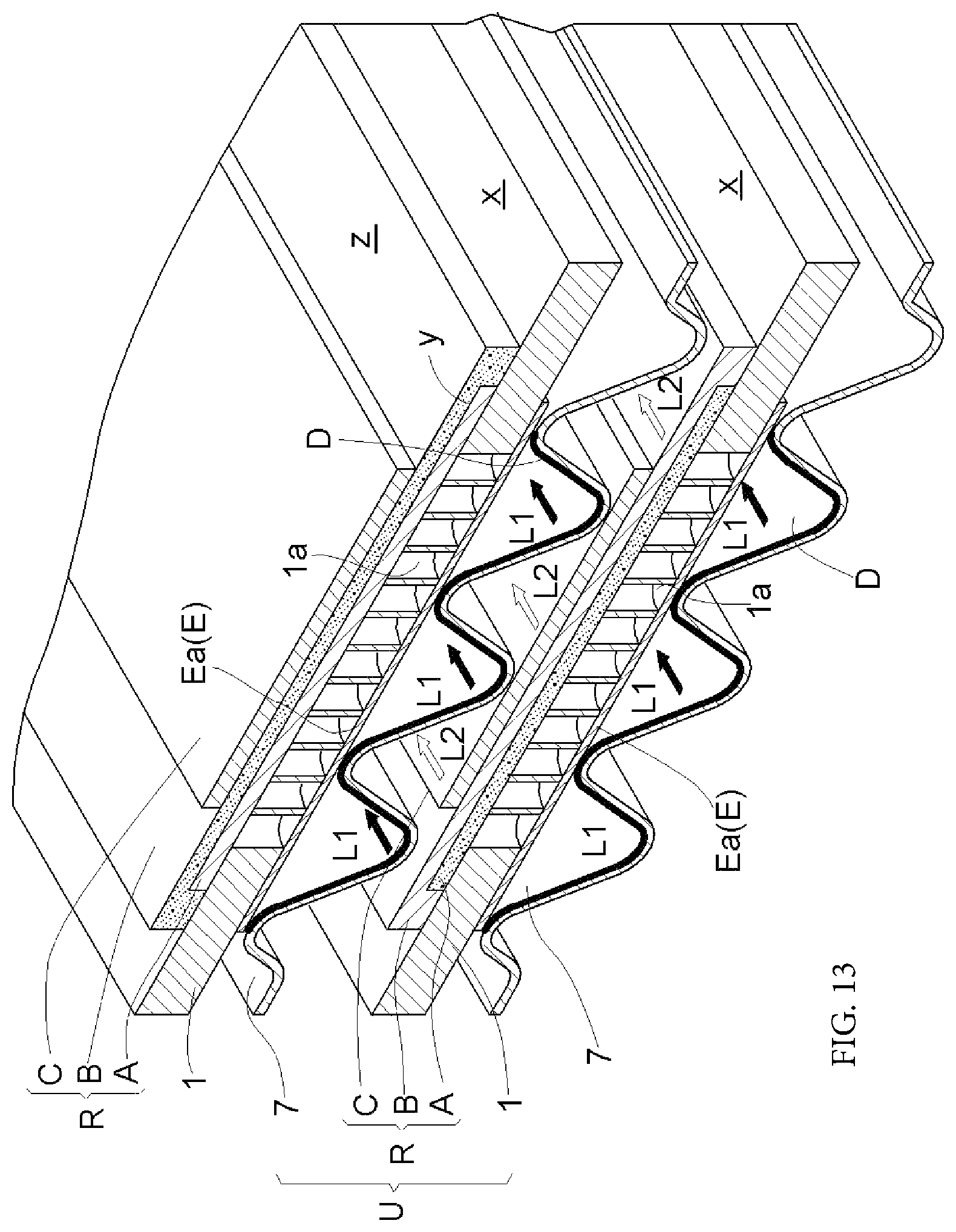 Patent US12126064 Figure 13 – Metal support-type fuel cell and fuel cell module