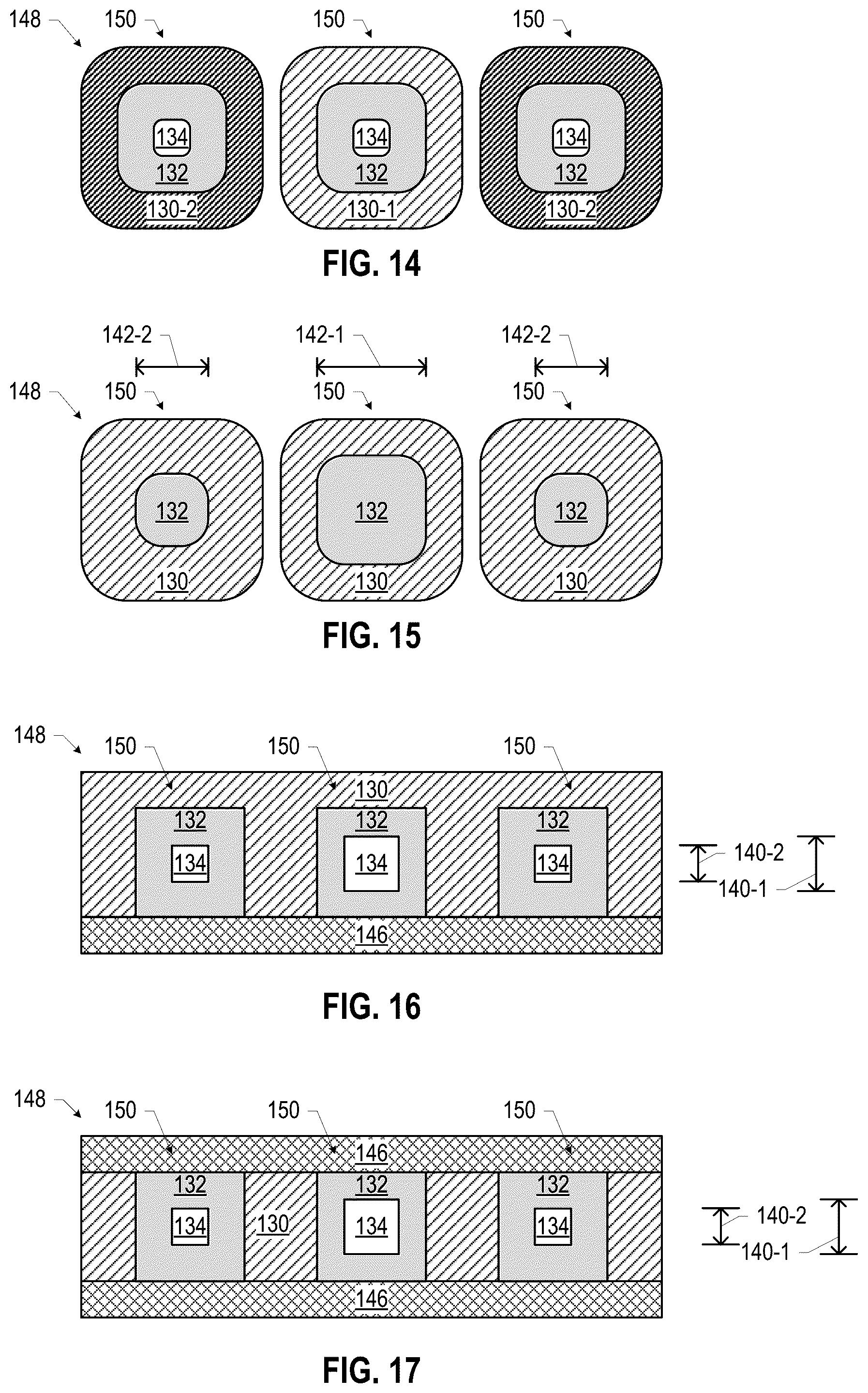 Patent US12126068 Figure 6 – Millimeter-wave dielectric waveguide bundle including first and second adjacent dielectric waveguides having different core and/or cladding materials