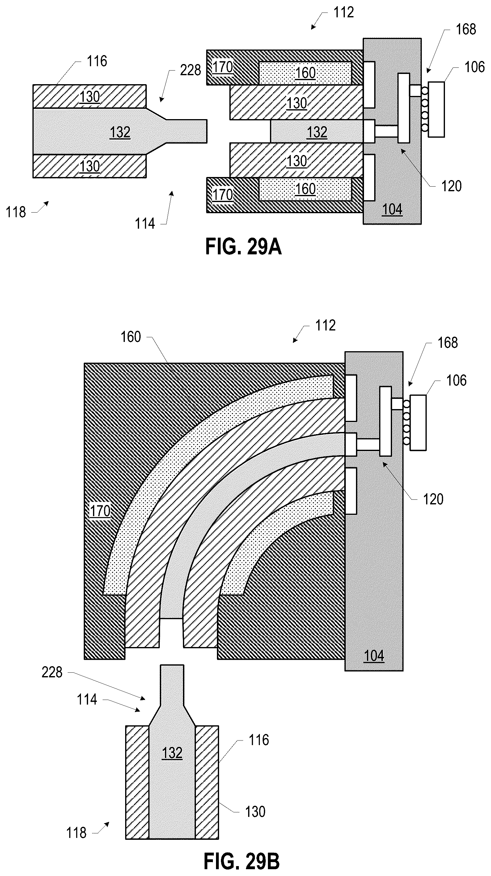 Patent US12126068 Figure 10 – Millimeter-wave dielectric waveguide bundle including first and second adjacent dielectric waveguides having different core and/or cladding materials