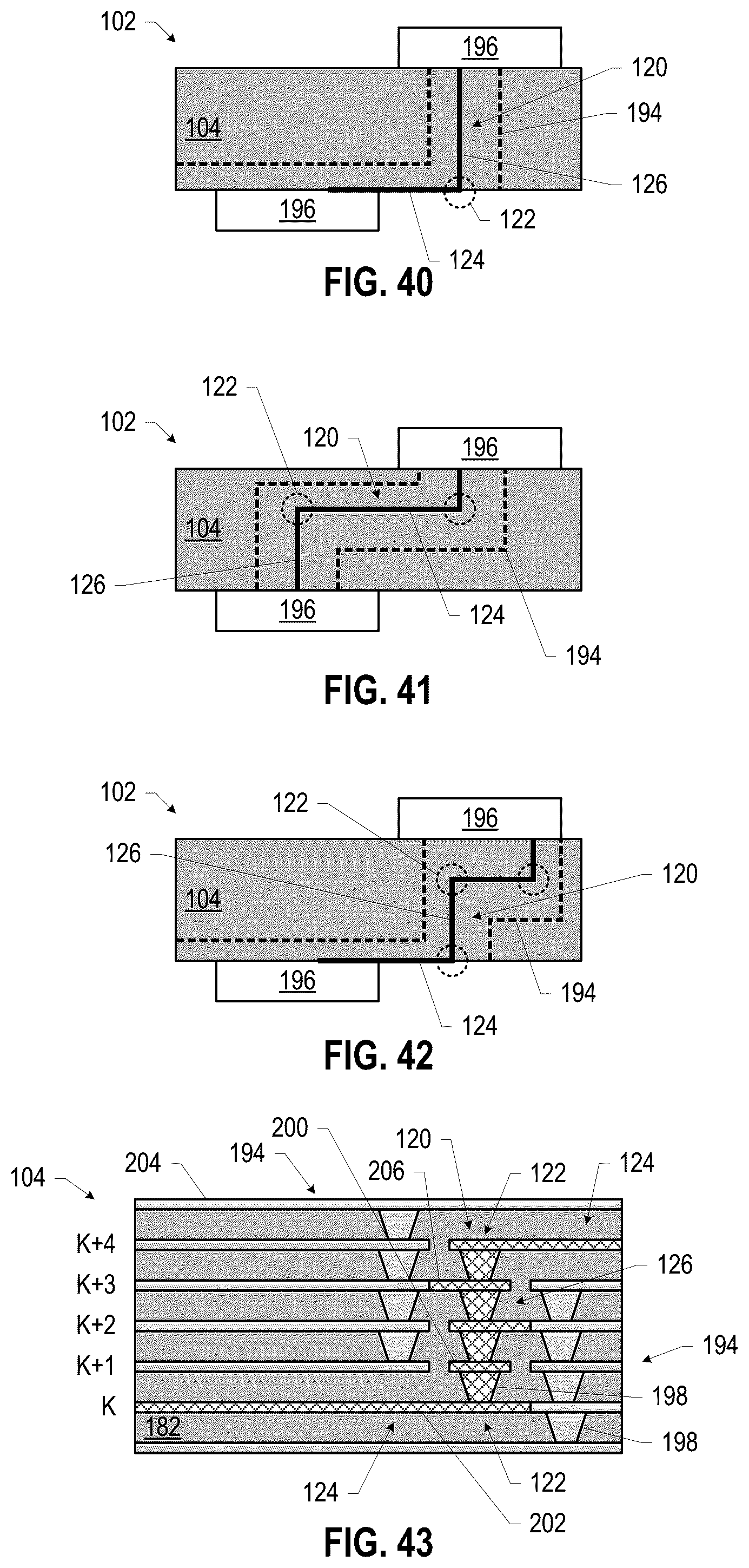 Patent US12126068 Figure 16 – Millimeter-wave dielectric waveguide bundle including first and second adjacent dielectric waveguides having different core and/or cladding materials