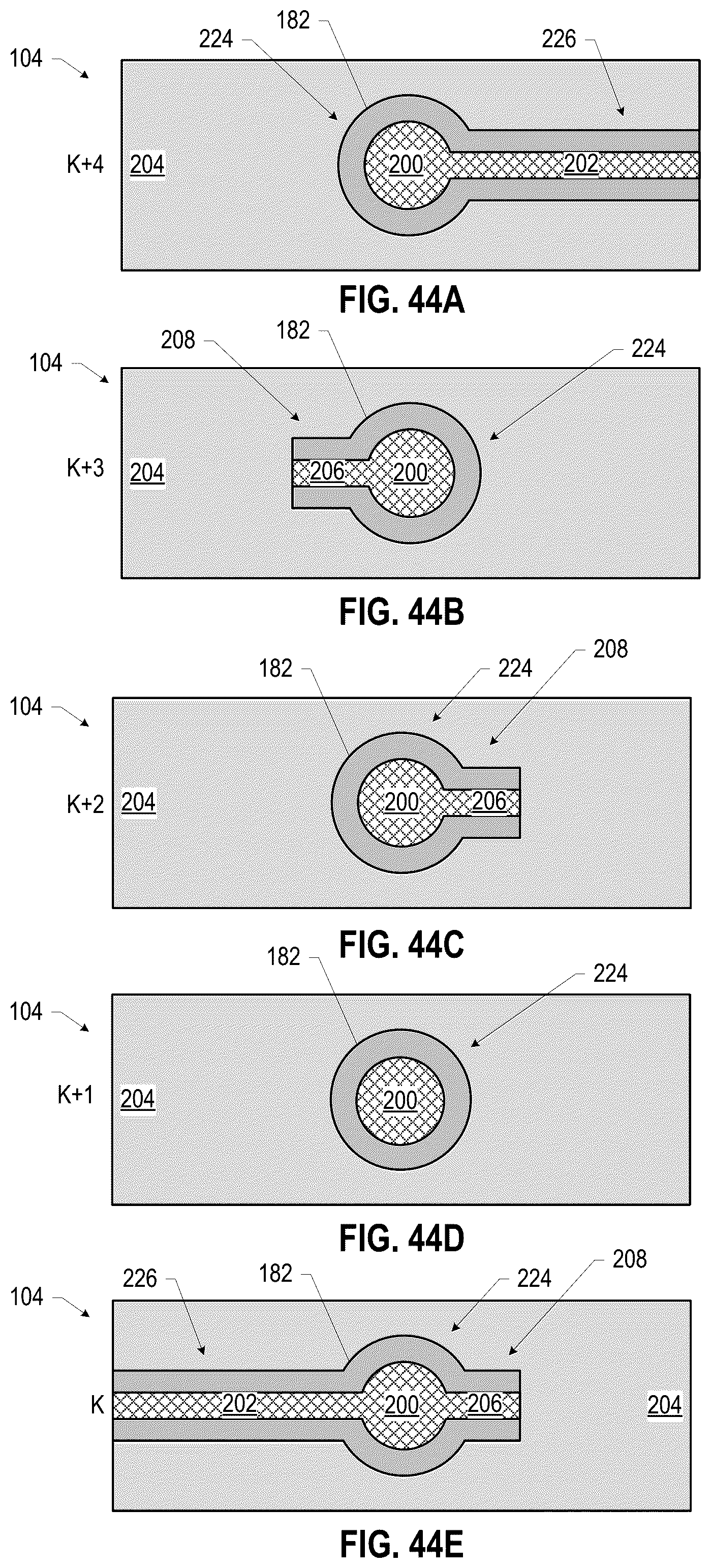 Patent US12126068 Figure 17 – Millimeter-wave dielectric waveguide bundle including first and second adjacent dielectric waveguides having different core and/or cladding materials