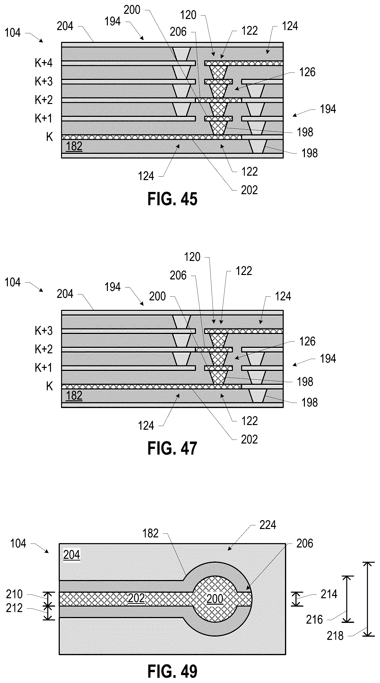 Patent US12126068 Figure 18 – Millimeter-wave dielectric waveguide bundle including first and second adjacent dielectric waveguides having different core and/or cladding materials