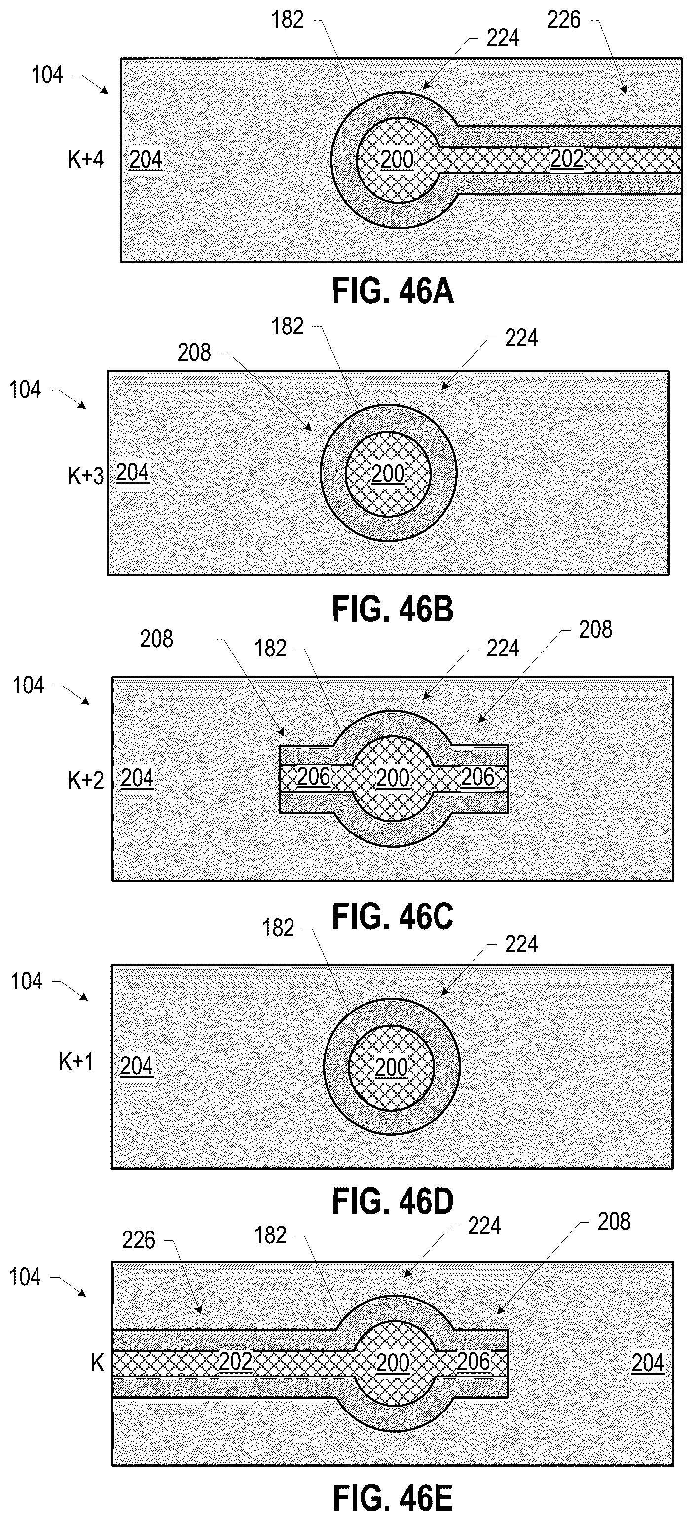 Patent US12126068 Figure 19 – Millimeter-wave dielectric waveguide bundle including first and second adjacent dielectric waveguides having different core and/or cladding materials