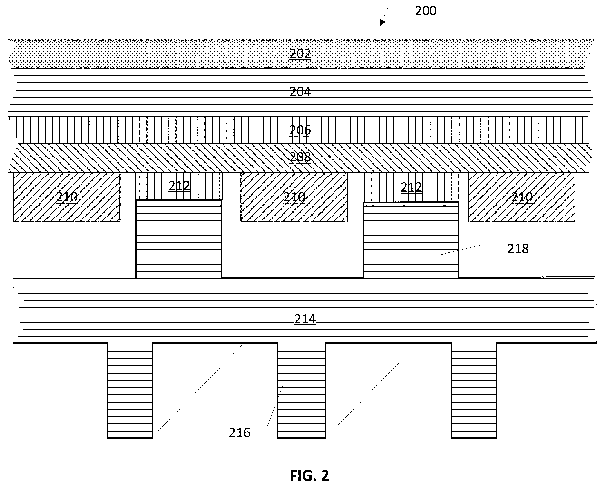 Patent US12126069 Figure 2 – Cavity resonance suppression using discrete thermal pedestals in active electronically scanned array