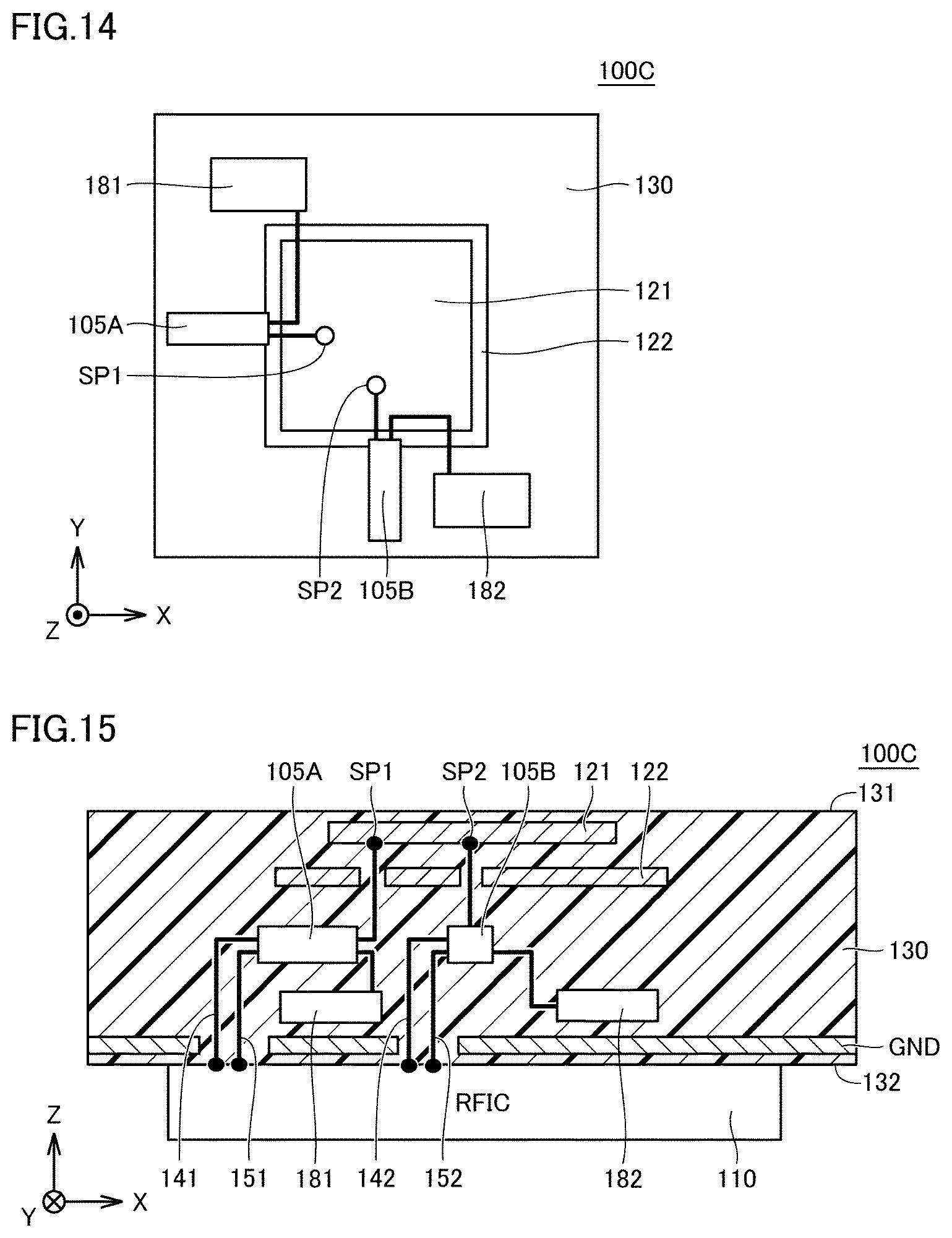 Patent US12126070 Figure 9 – Antenna module and communication device equipped with the same