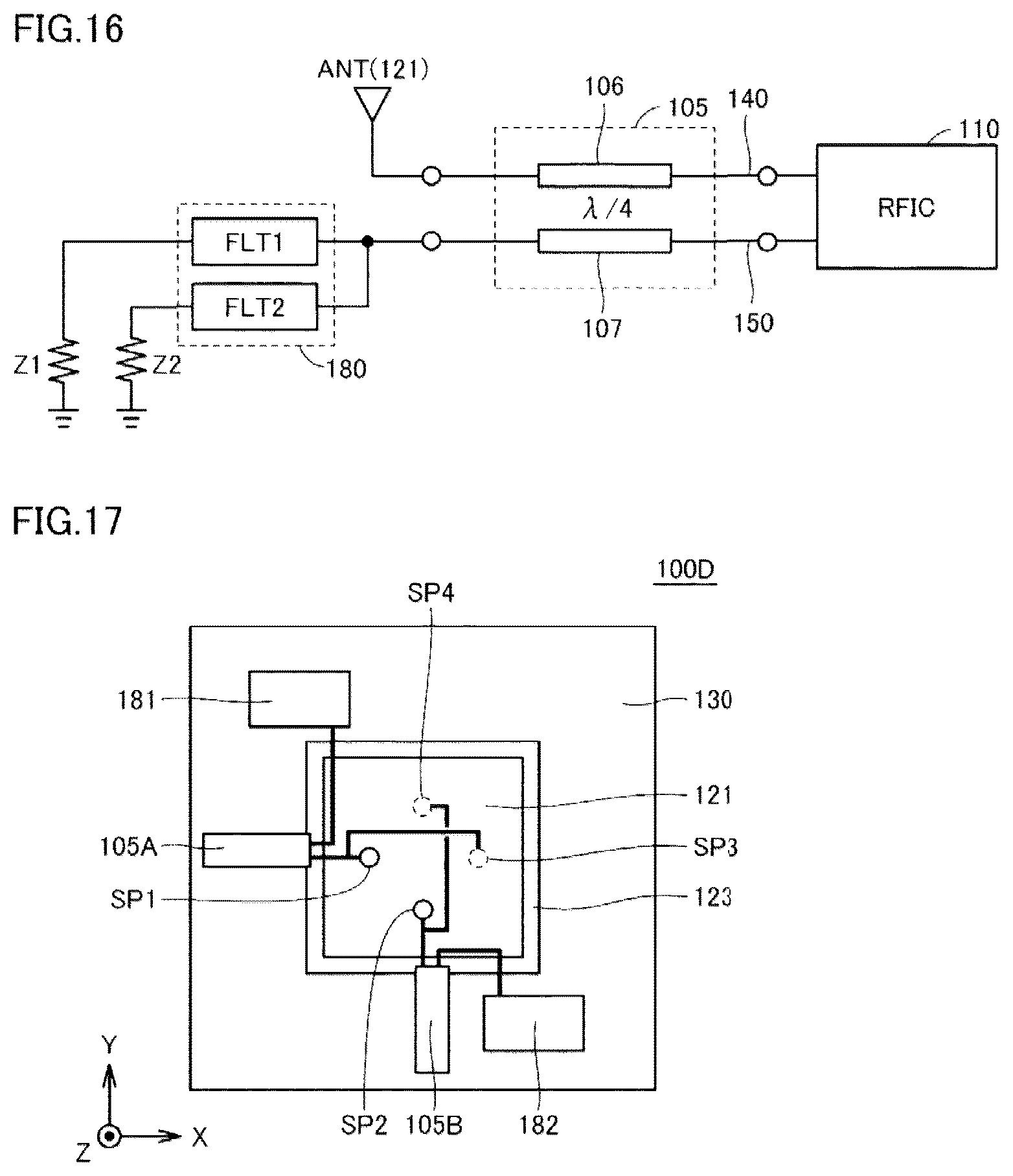 Patent US12126070 Figure 10 – Antenna module and communication device equipped with the same